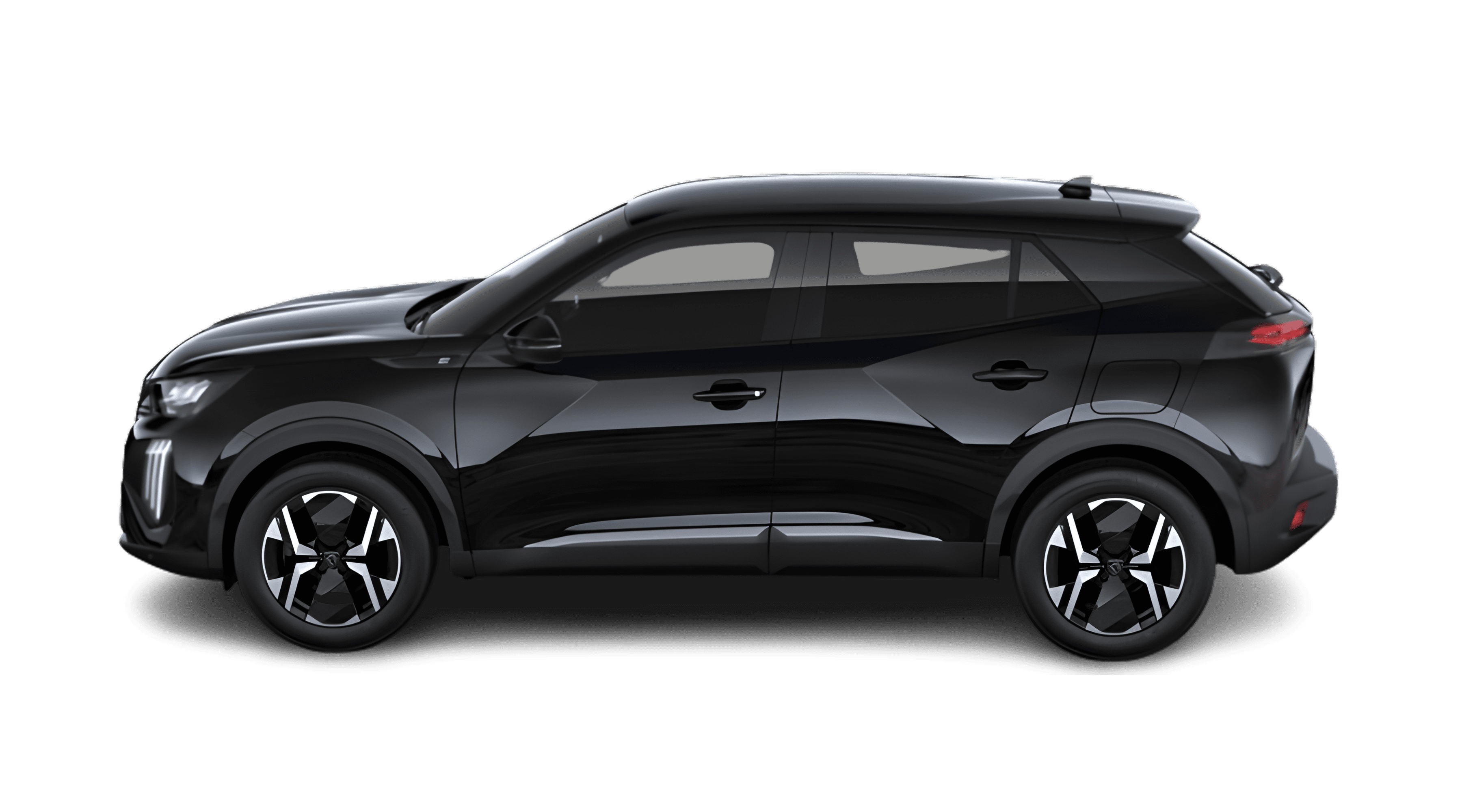 Seitenansicht eines Peugeot 2008