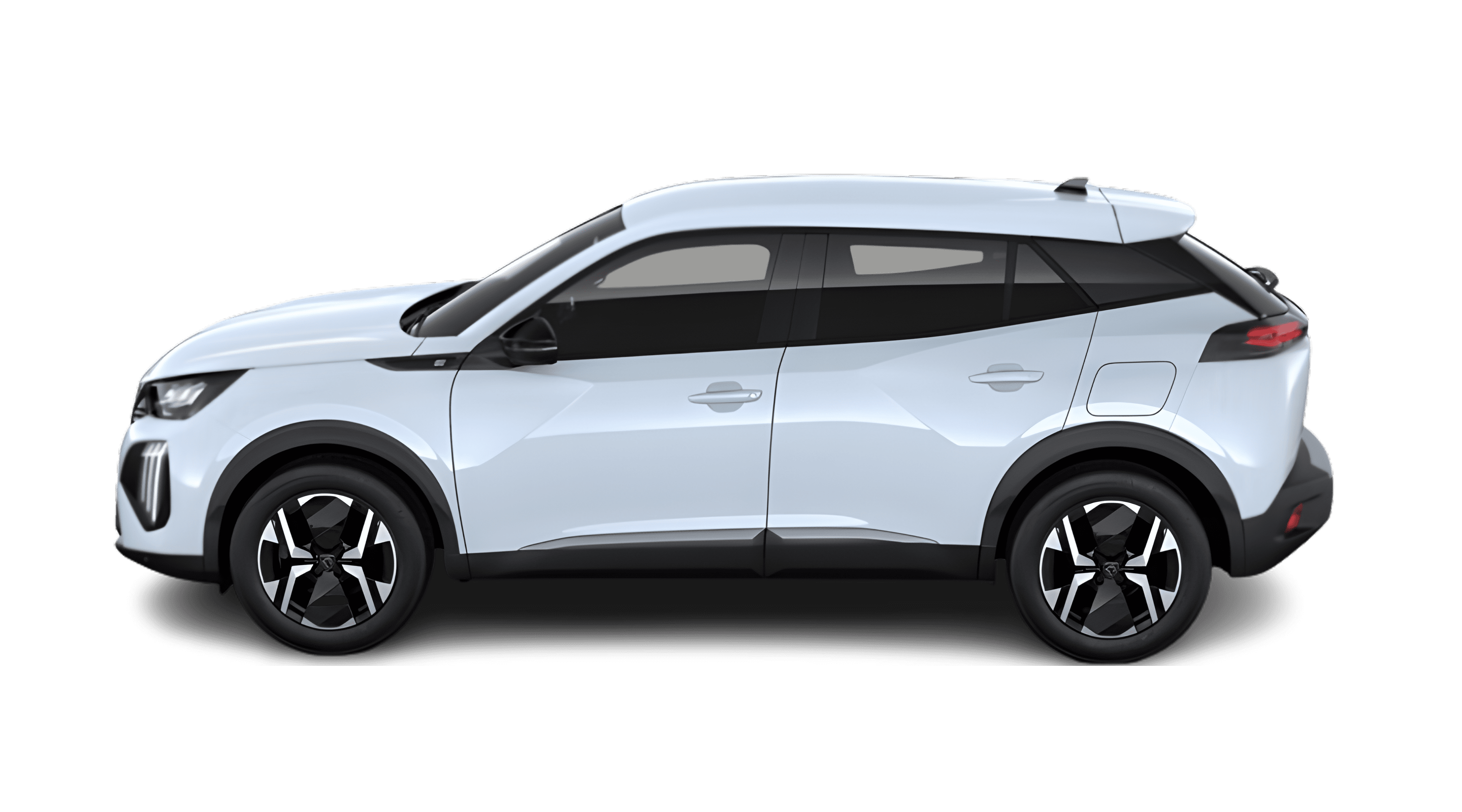 Seitenansicht eines Peugeot 2008