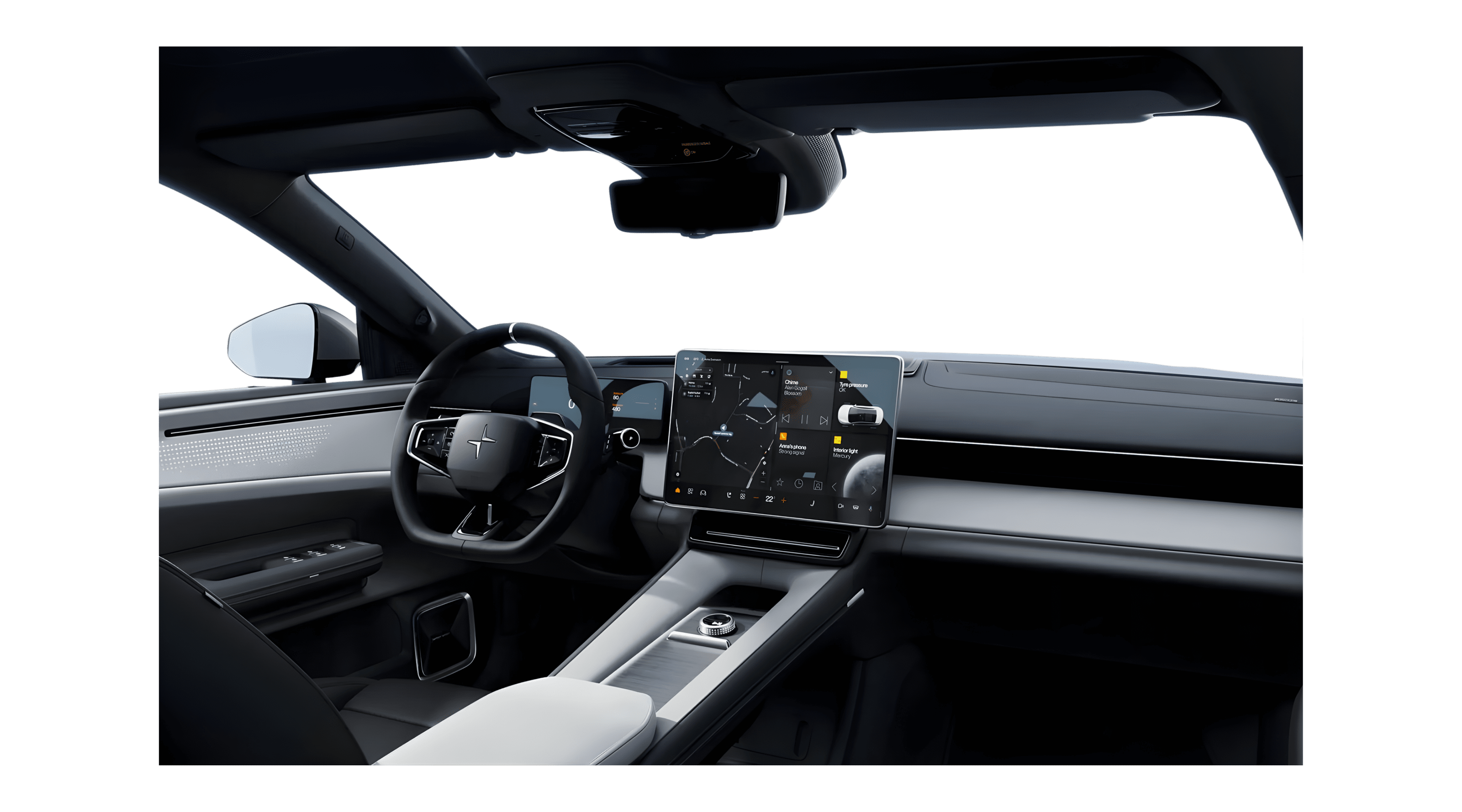 Armaturenbrett eines Polestar 4