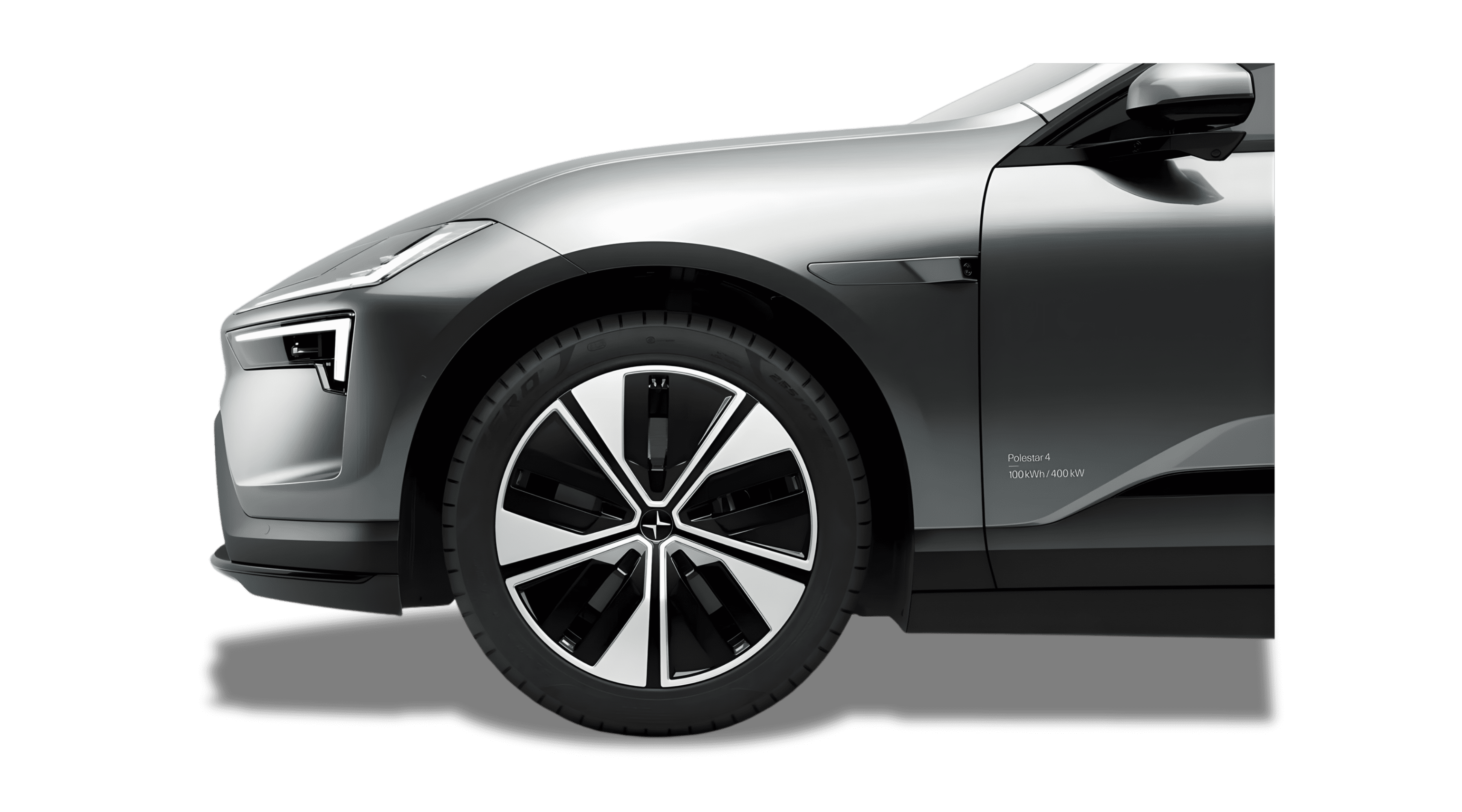 Radkappe oder Felge eines Polestar 4