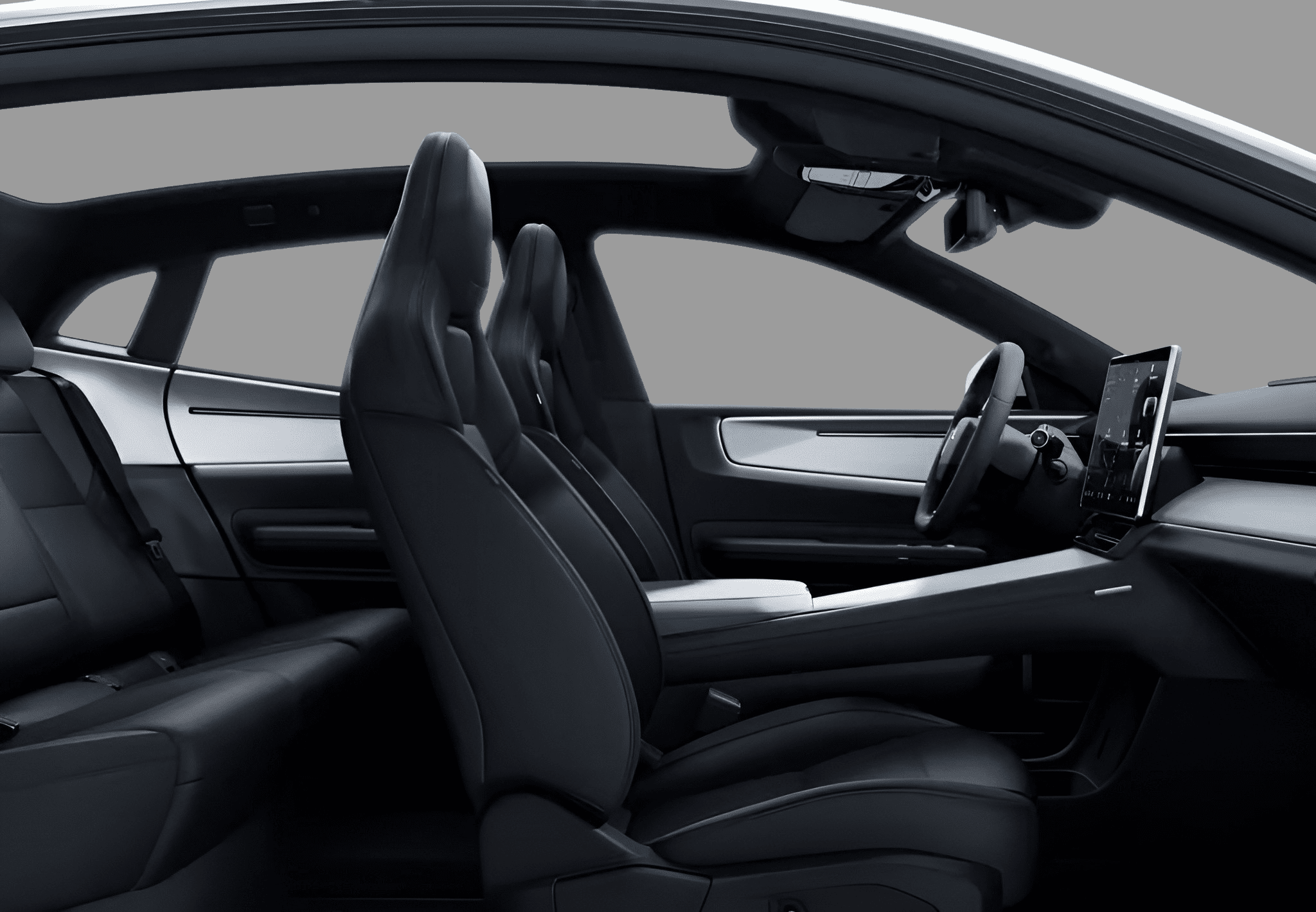 Ansicht der Türen eines Polestar 4