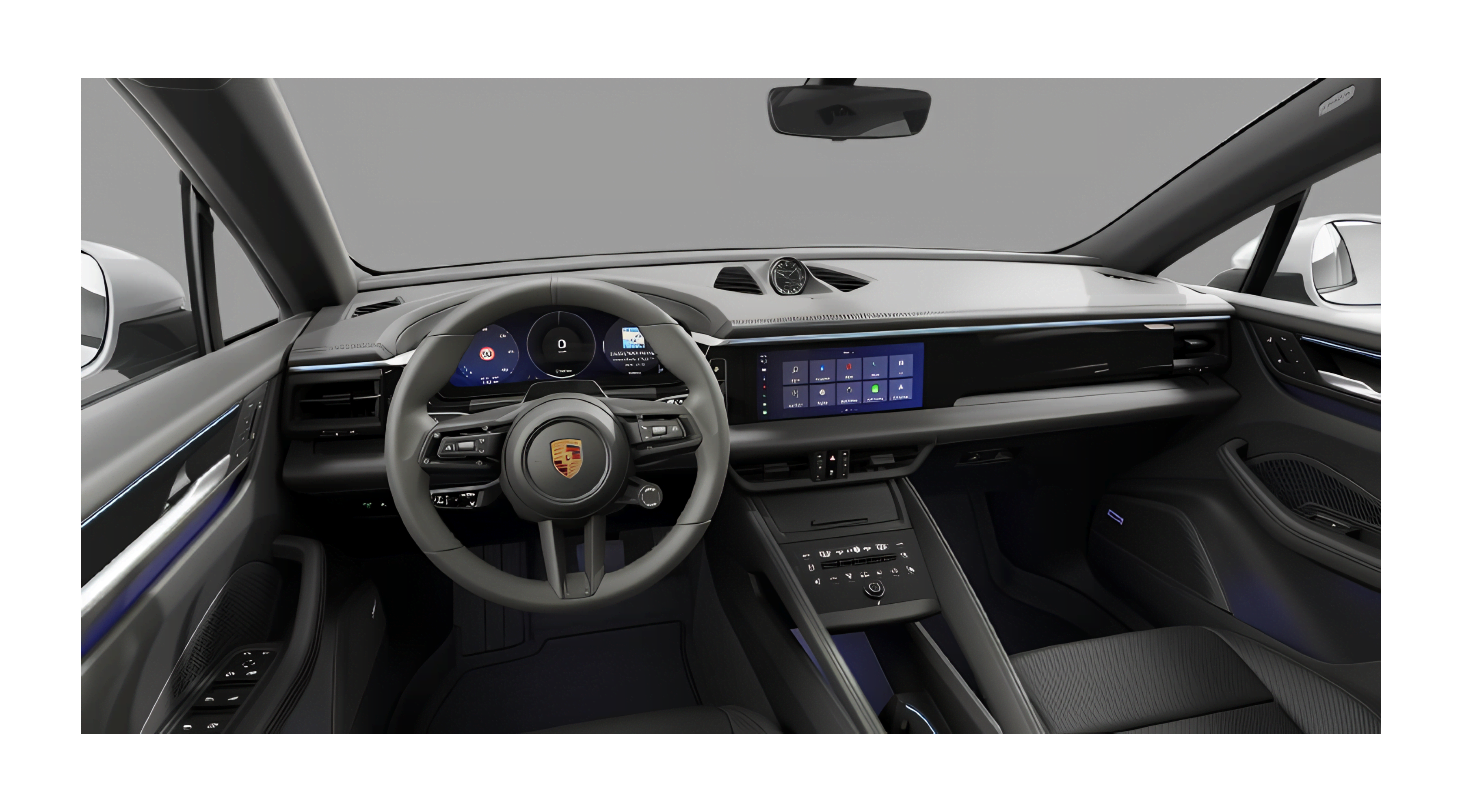 Armaturenbrett eines Porsche Macan