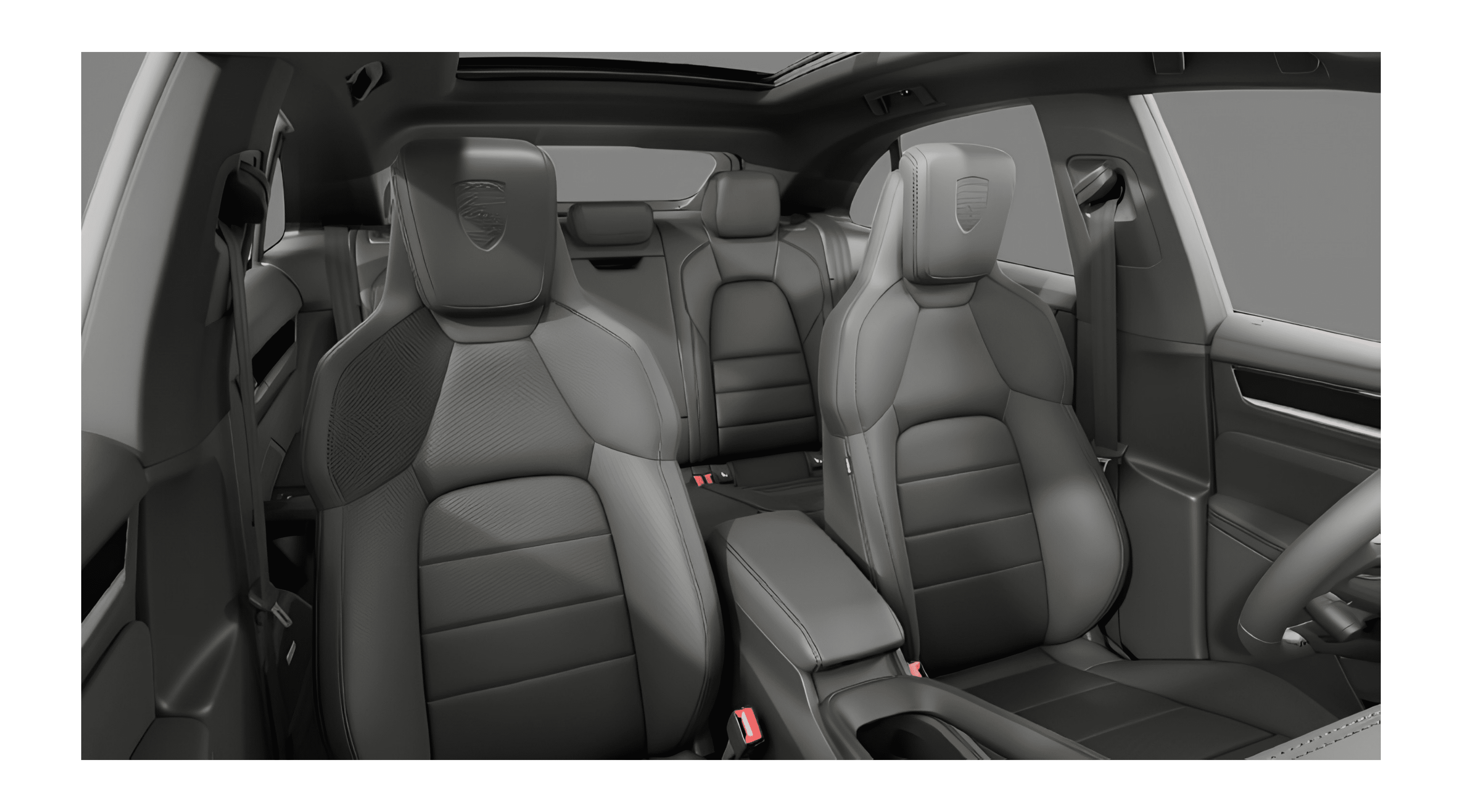 Vordersitze eines Porsche Macan