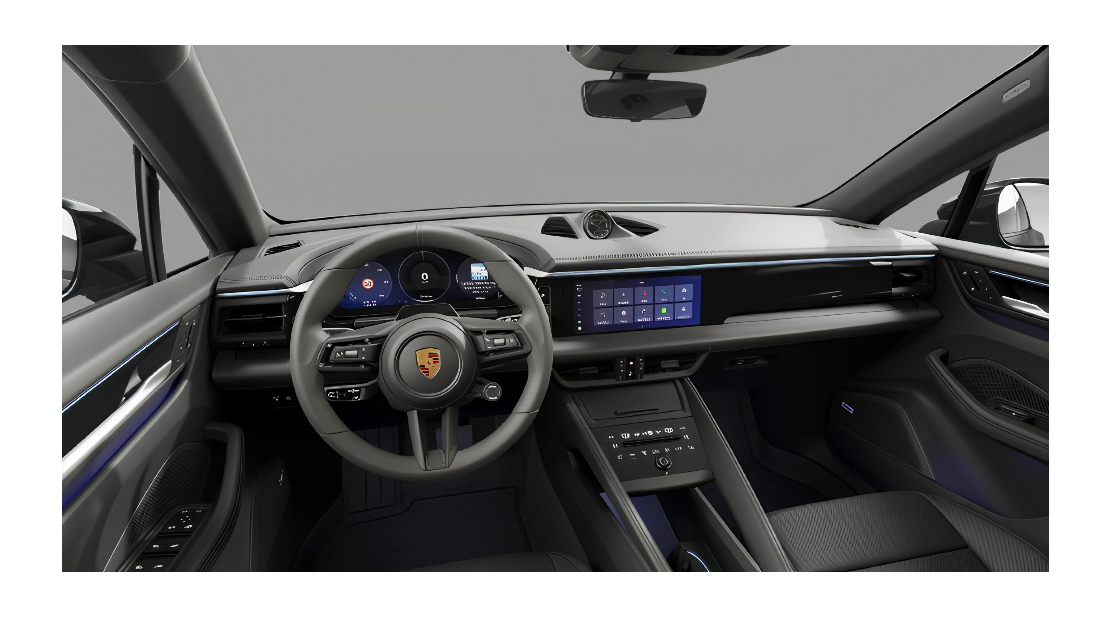Armaturenbrett eines Porsche Macan