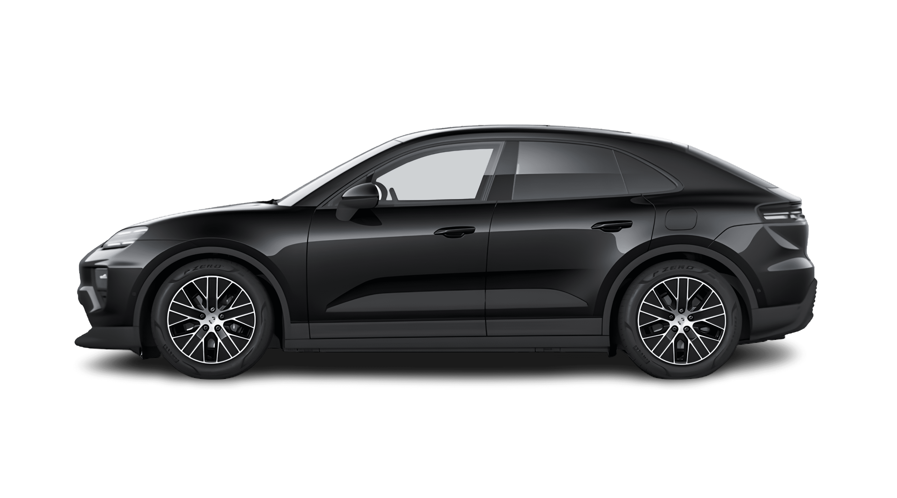 Seitenansicht eines Porsche Macan