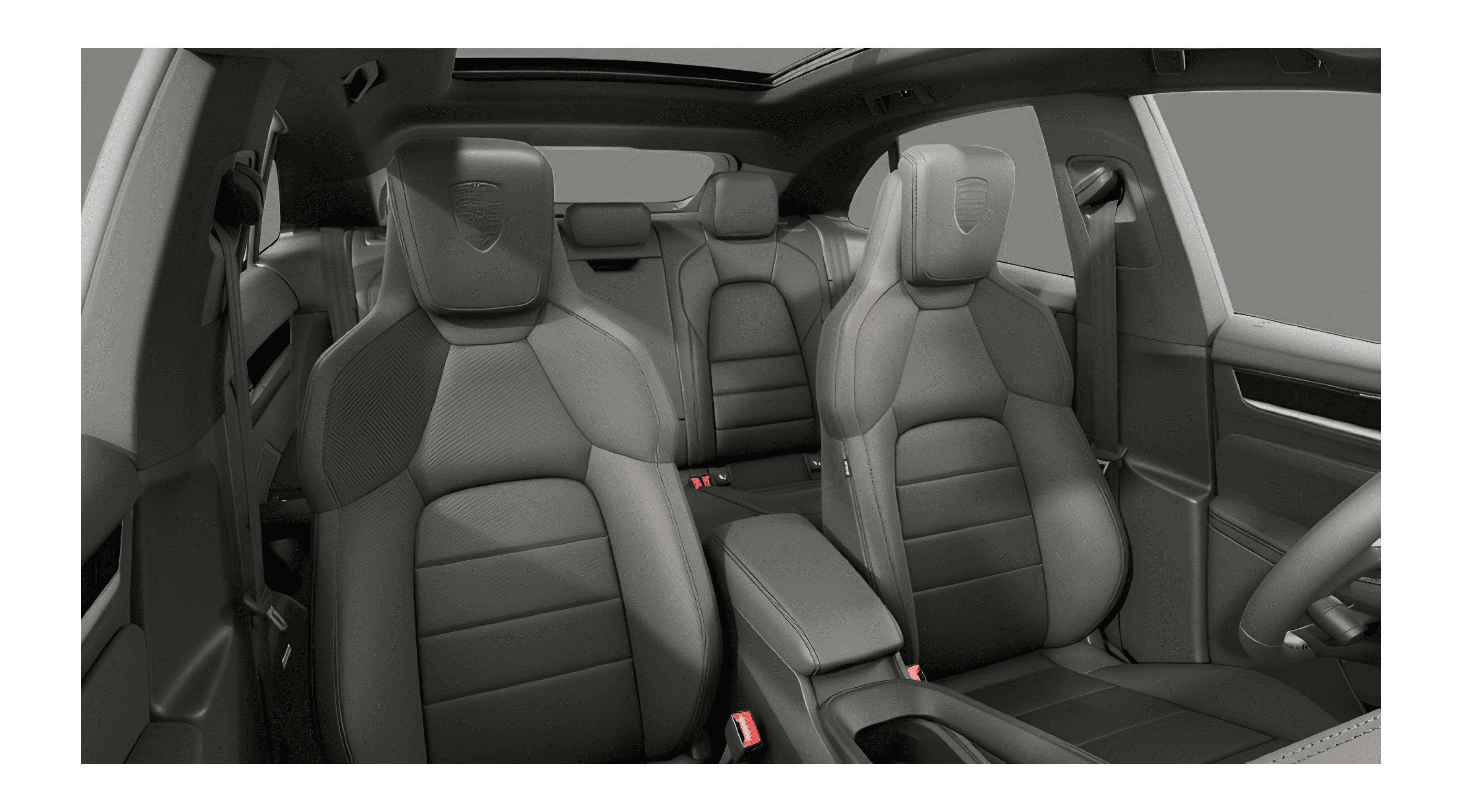 Vordersitze eines Porsche Macan