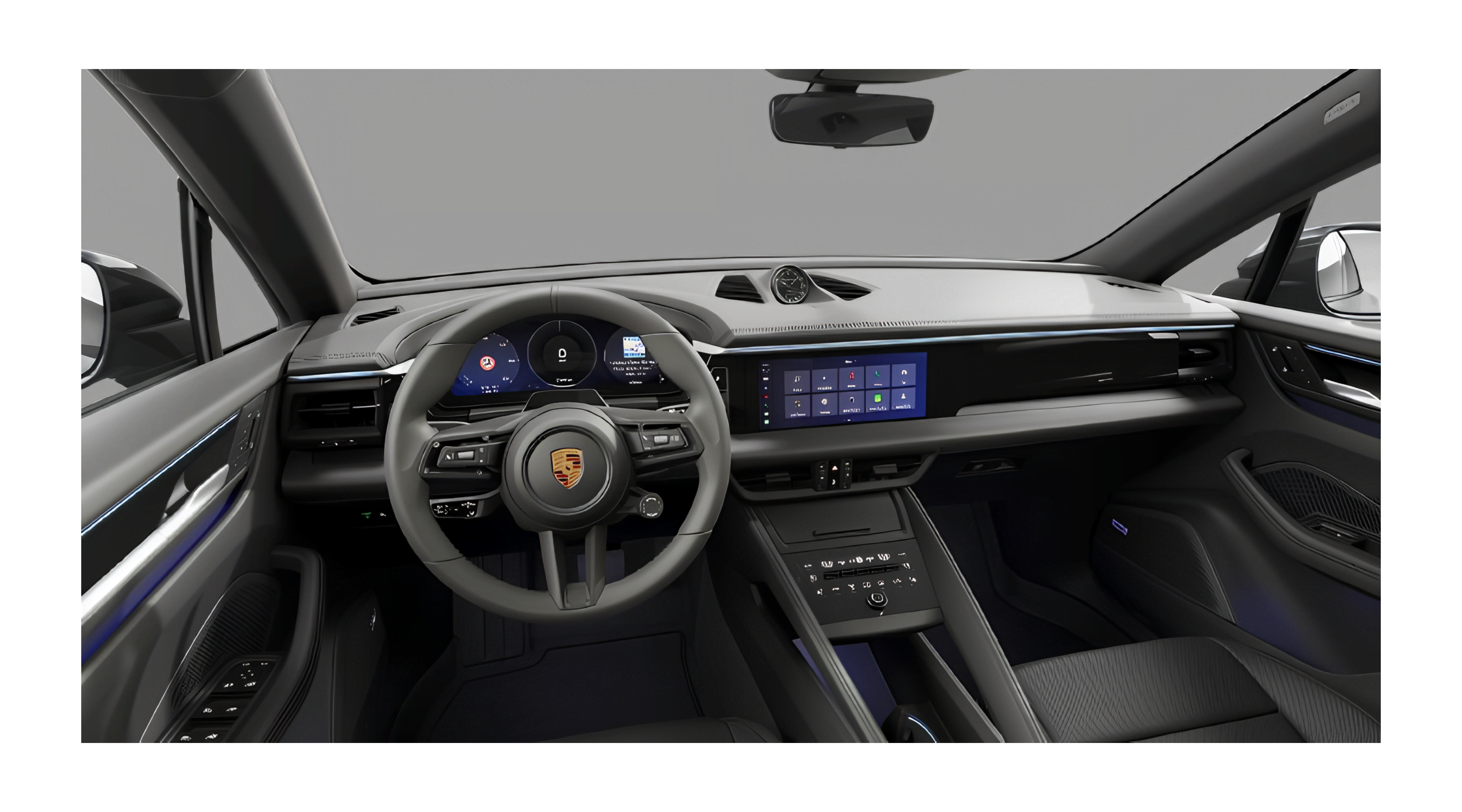 Armaturenbrett eines Porsche Macan