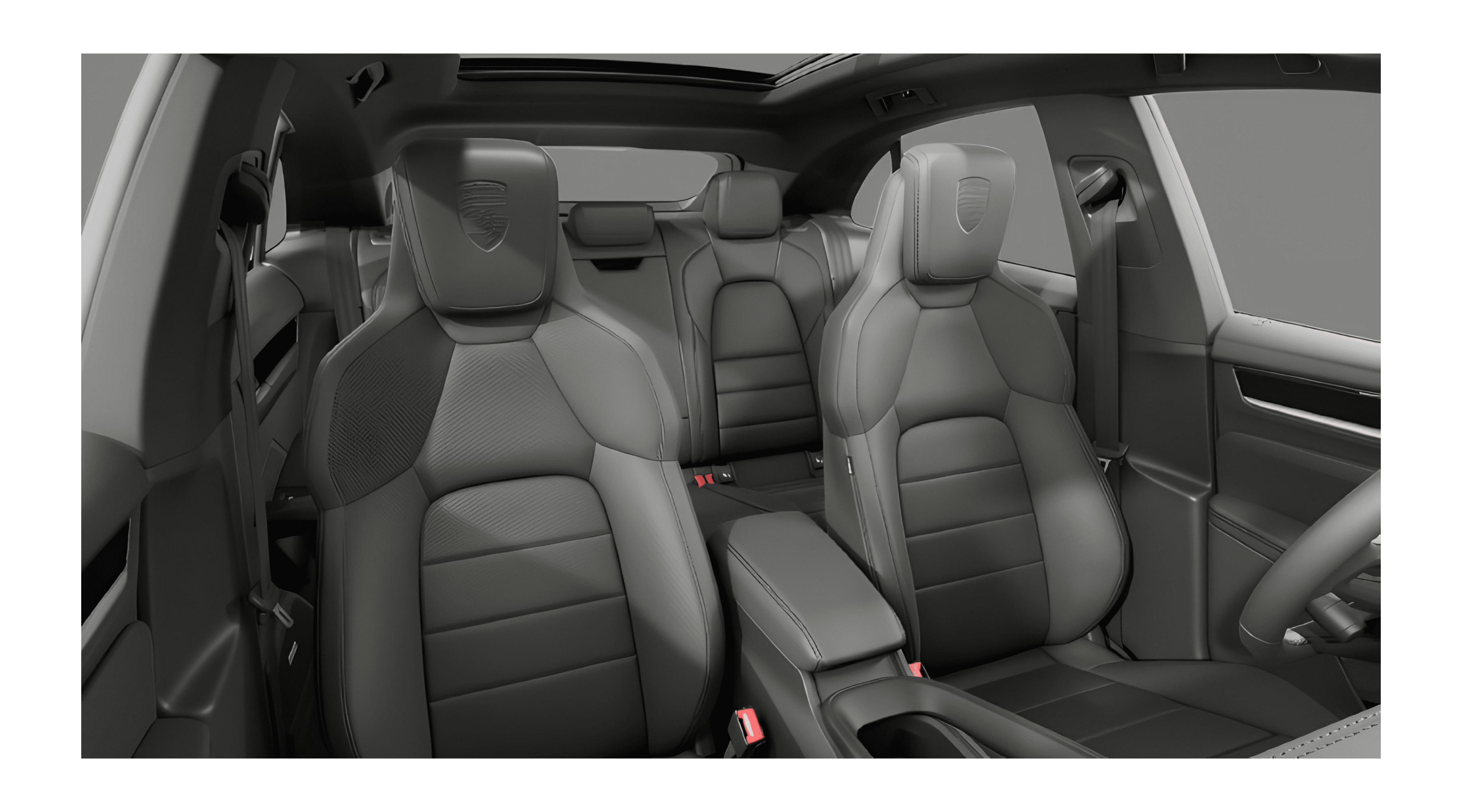 Vordersitze eines Porsche Macan
