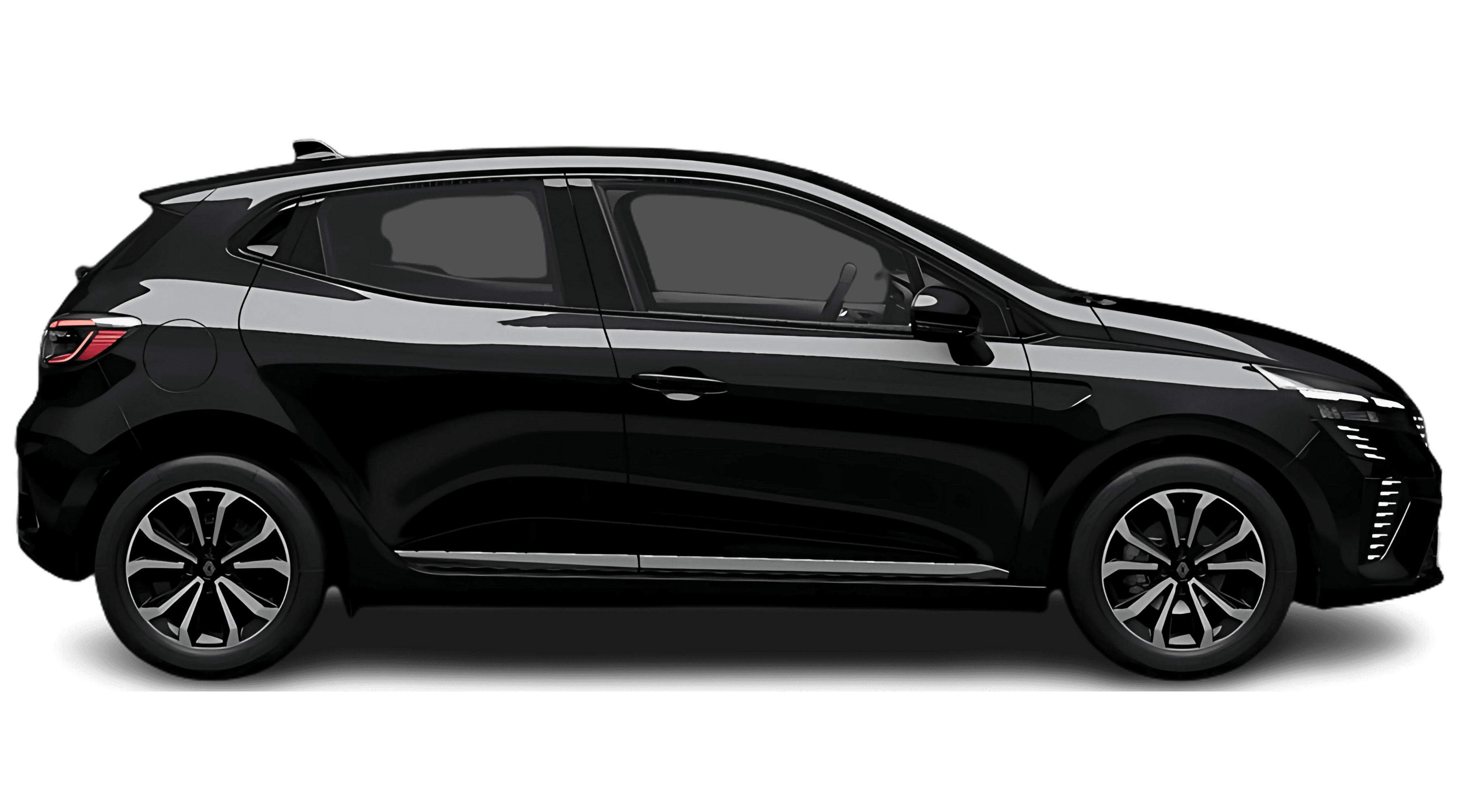 Seitenansicht eines Renault Clio