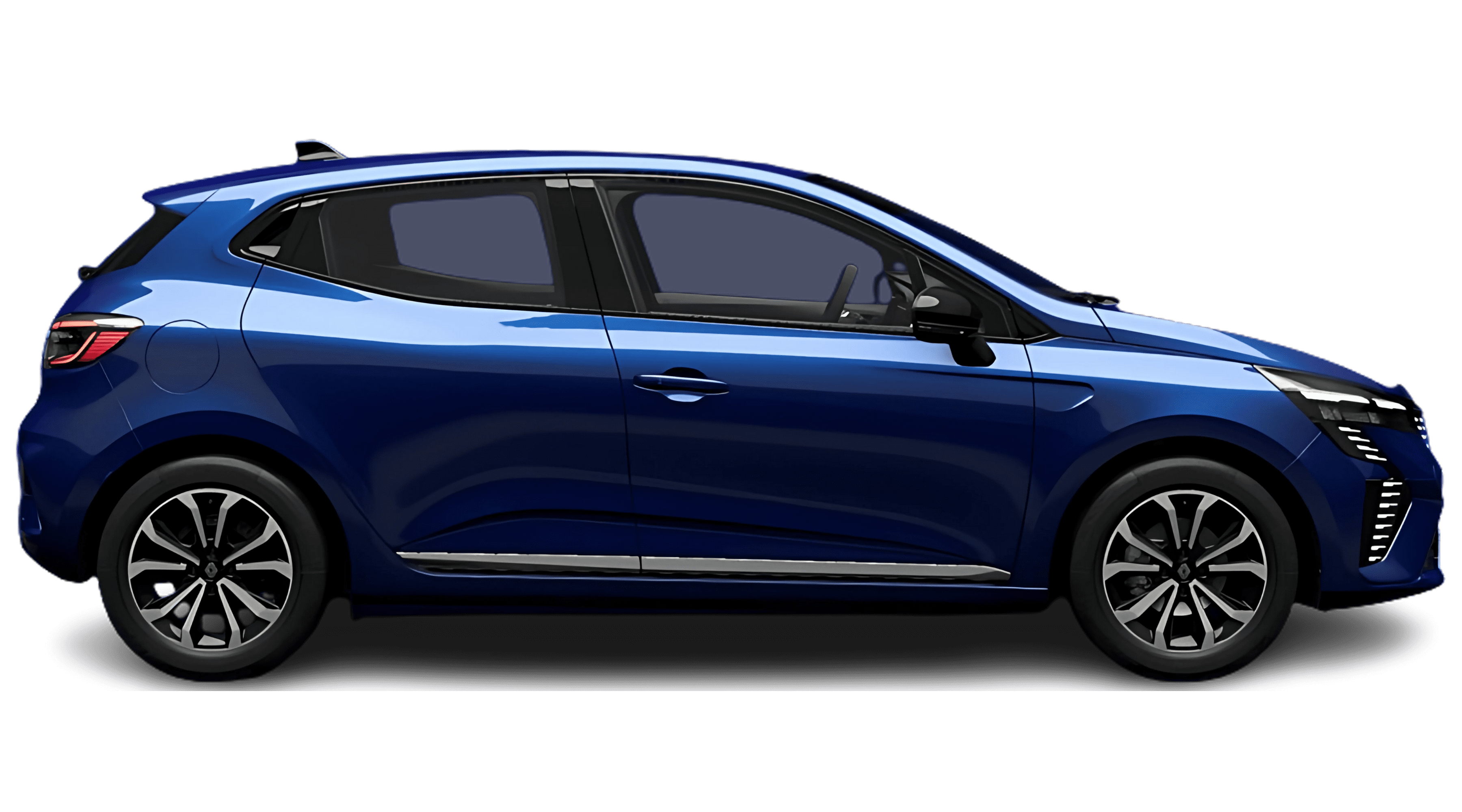 Seitenansicht eines Renault Clio