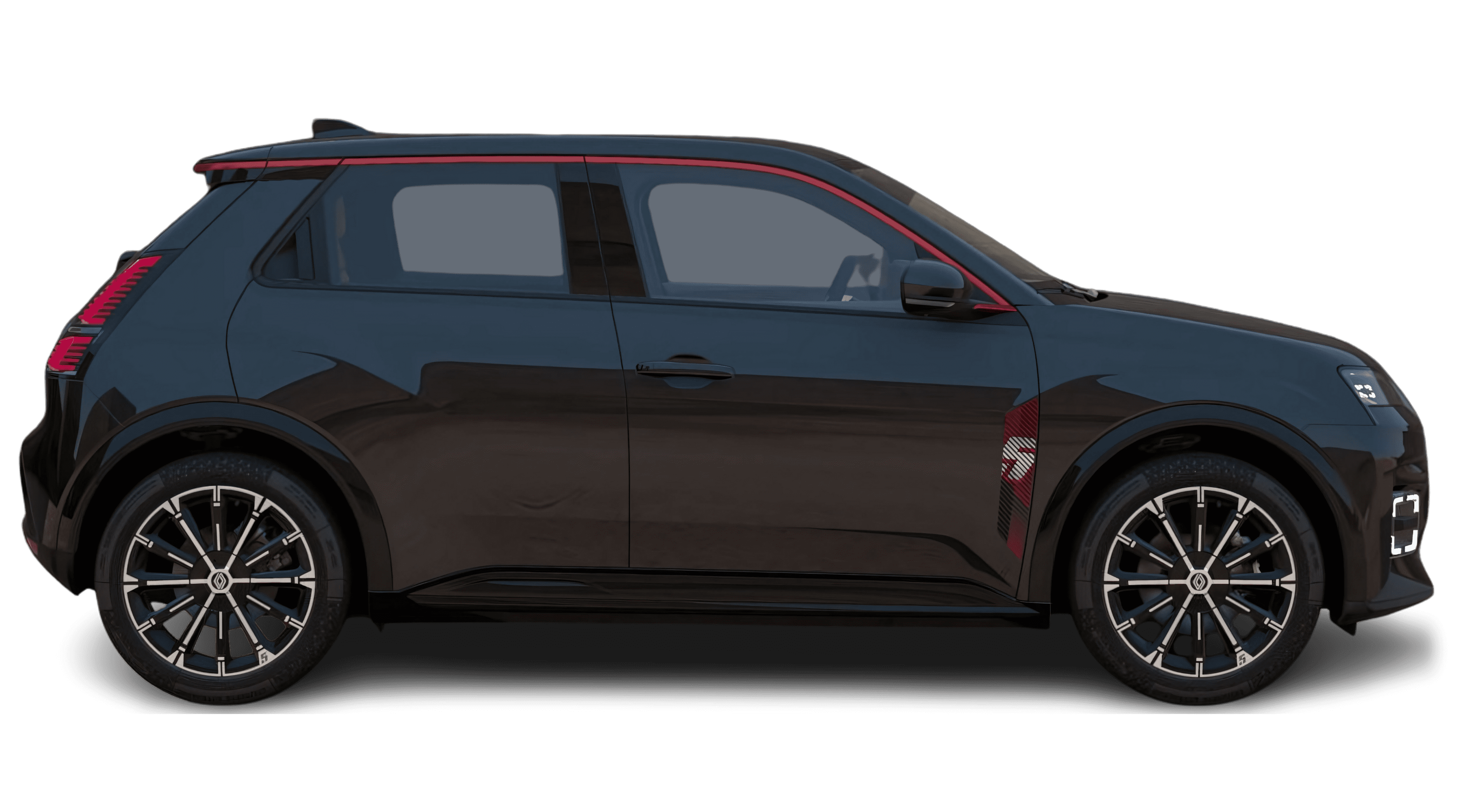 Seitenansicht eines Renault 5 E-TECH