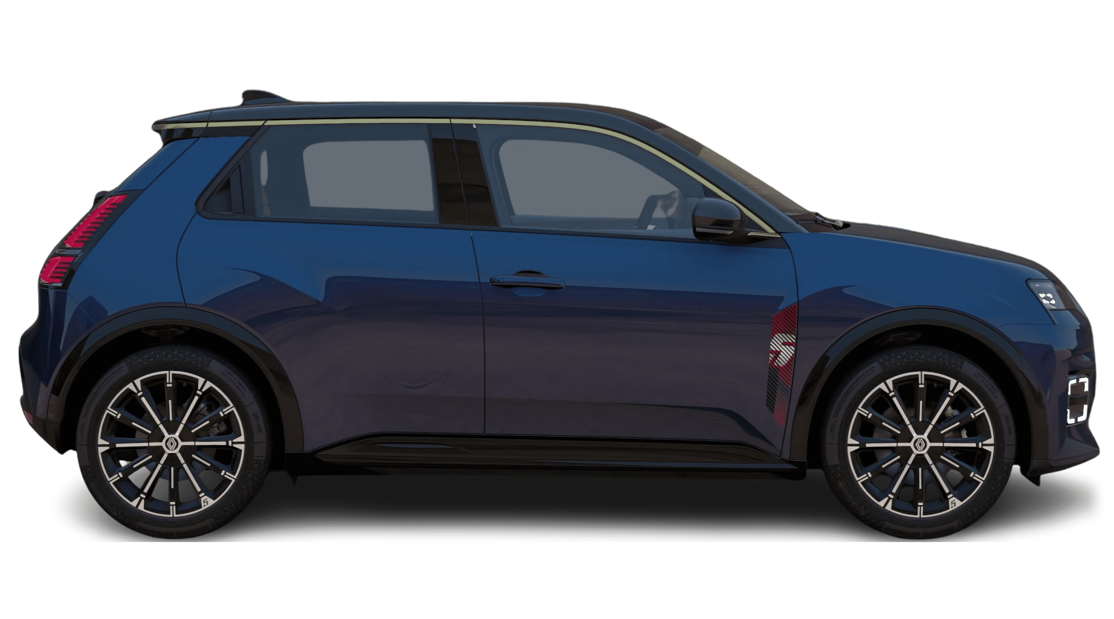 Seitenansicht eines Renault 5 E-TECH