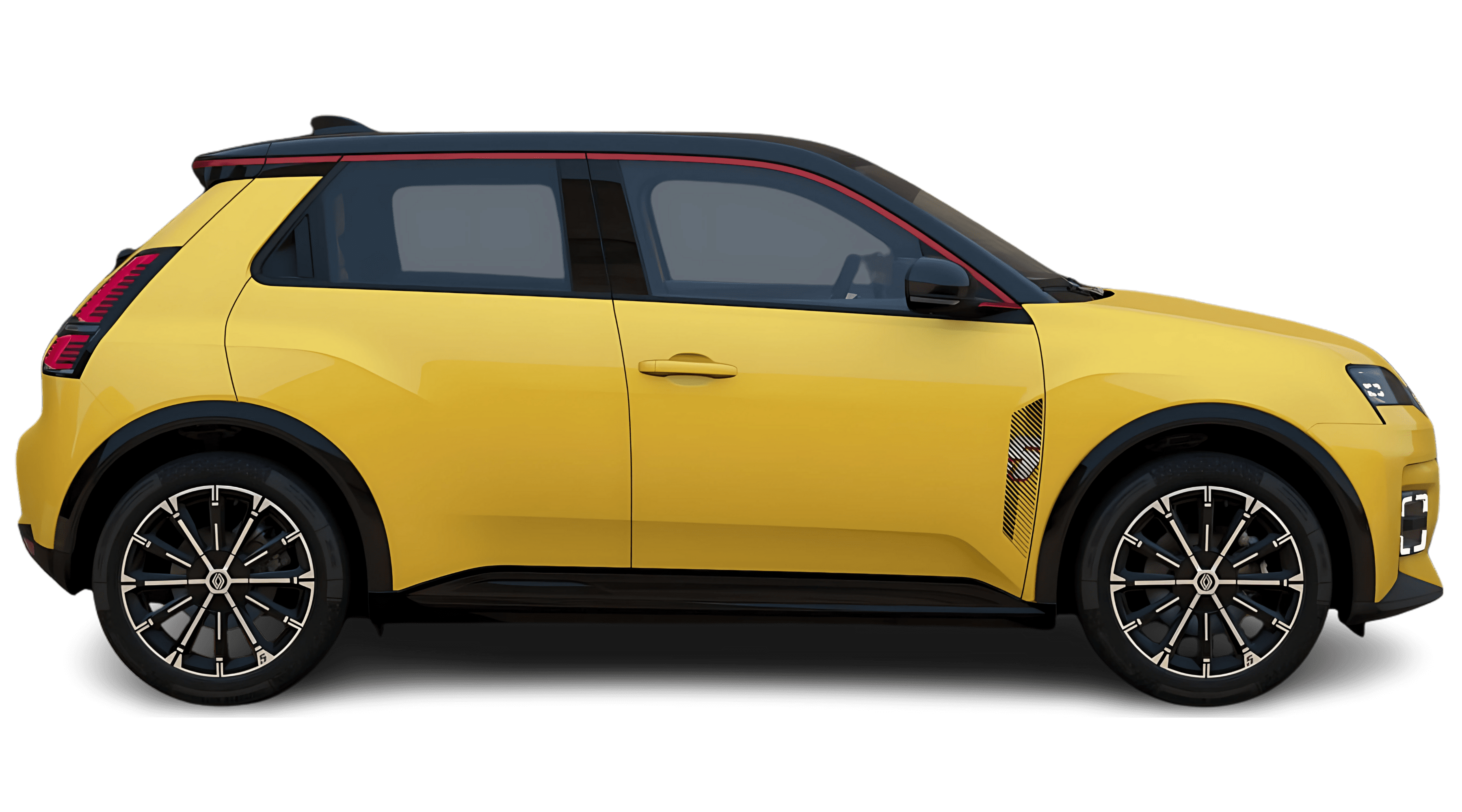 Seitenansicht eines Renault 5 E-TECH