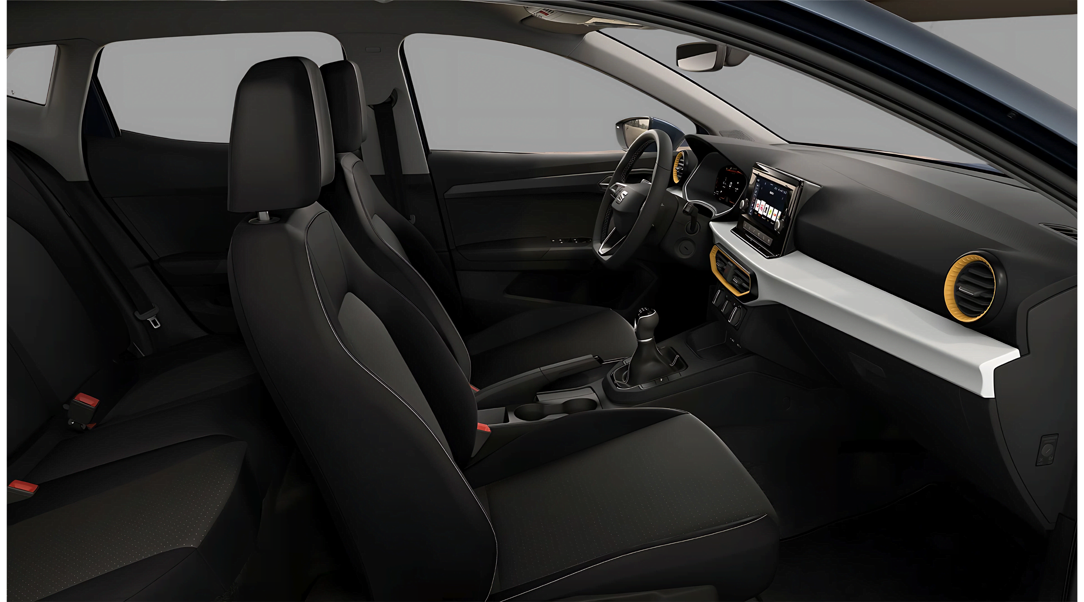 Ansicht des Armaturenbretts eines SEAT Ibiza