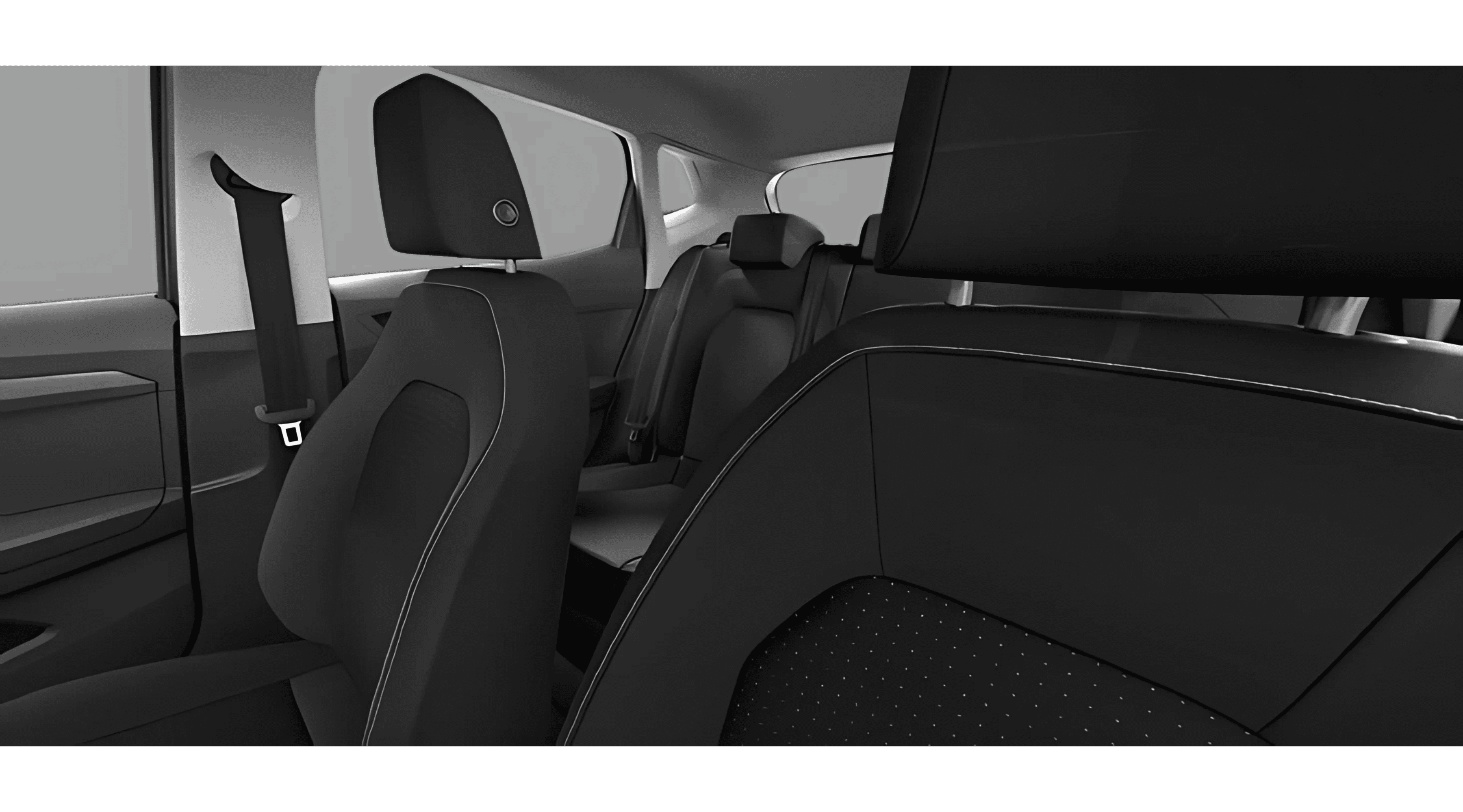 Ansicht der Frontsitze eines SEAT Ibiza