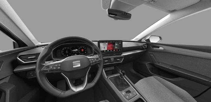 Ansicht des Armaturenbretts eines SEAT Leon