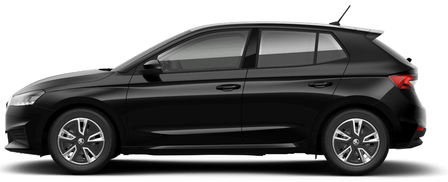 Seitenansicht eines Skoda Fabia