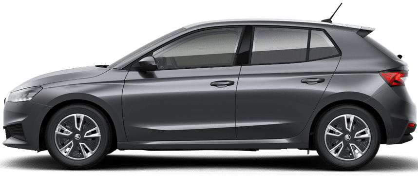 Seitenansicht eines Skoda Fabia