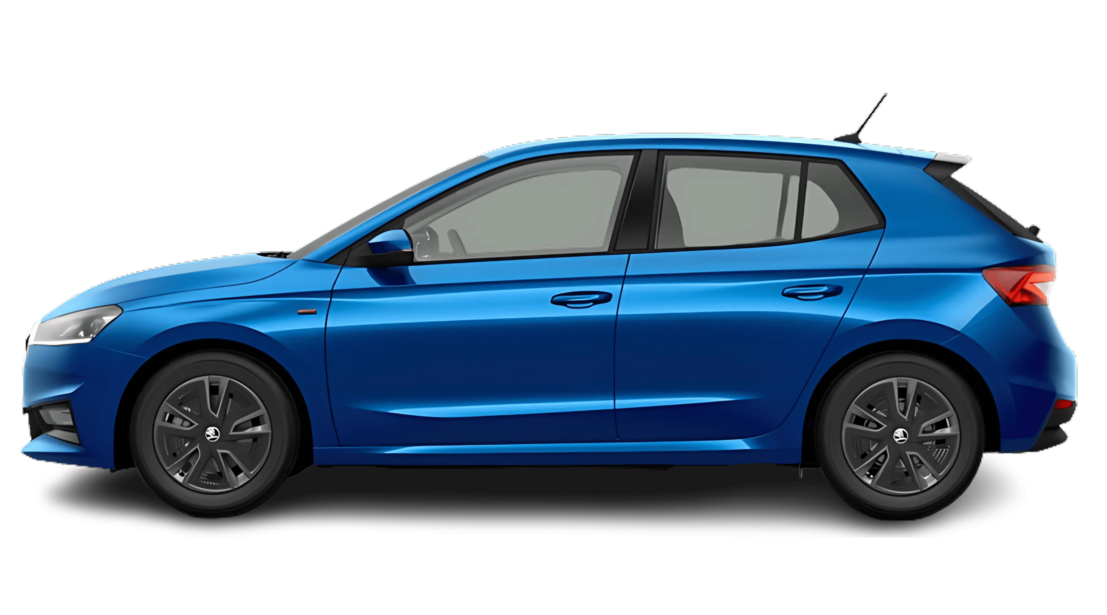 Seitenansicht eines Skoda Fabia