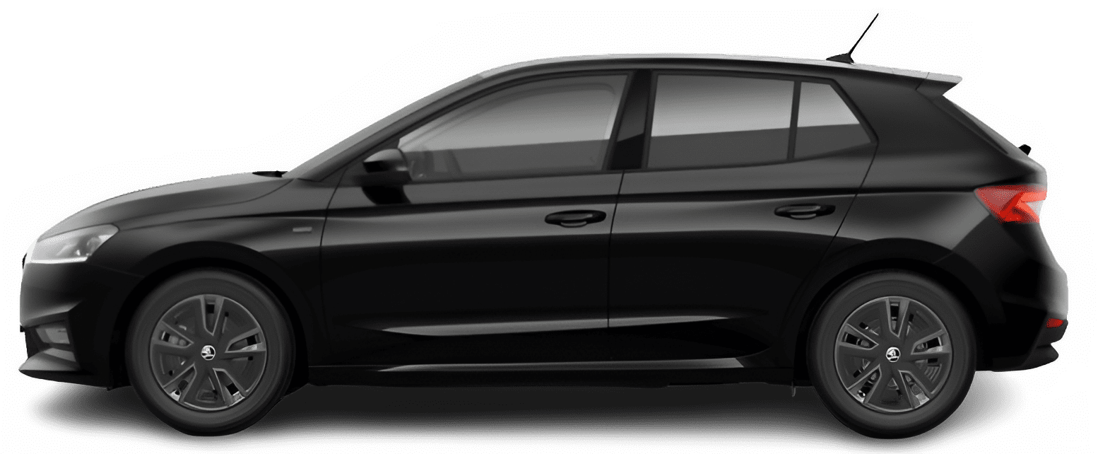 Seitenansicht eines Skoda Fabia