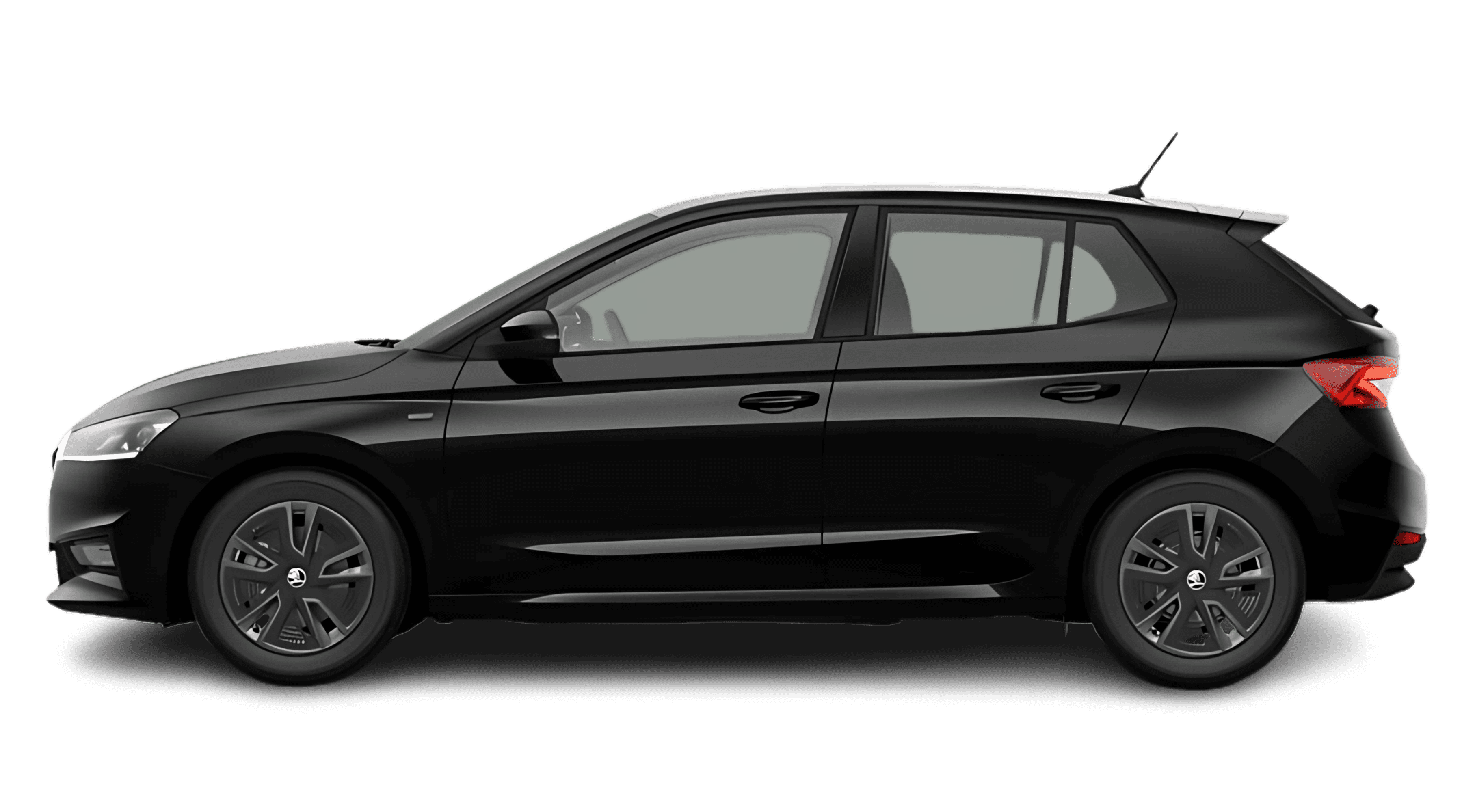 Seitenansicht eines Skoda Fabia