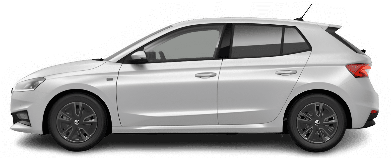 Seitenansicht eines Skoda Fabia