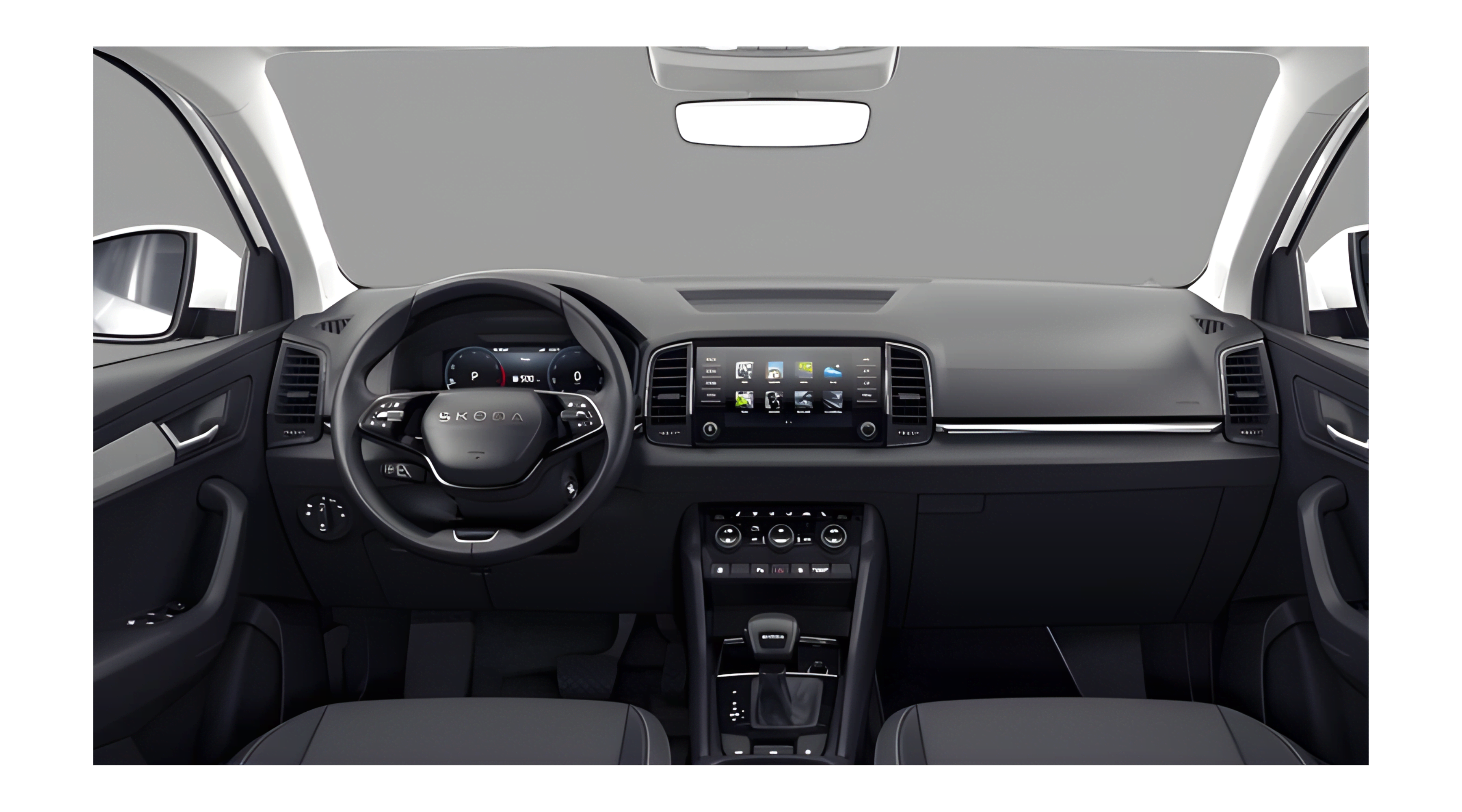 Armaturenbrett eines Skoda Karoq