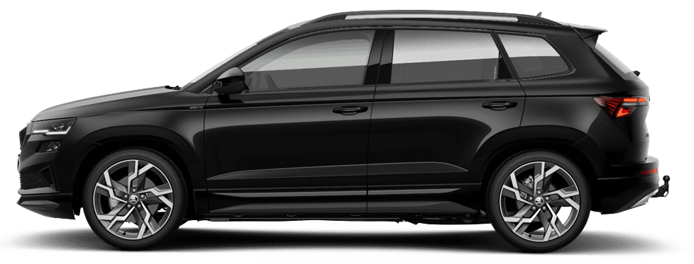 Seitenansicht eines Skoda Karoq