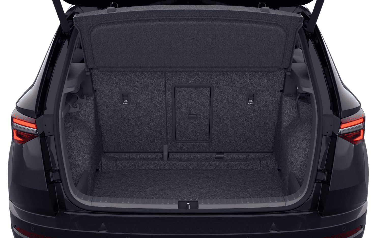 Ansicht des Kofferraums eines Skoda Karoq