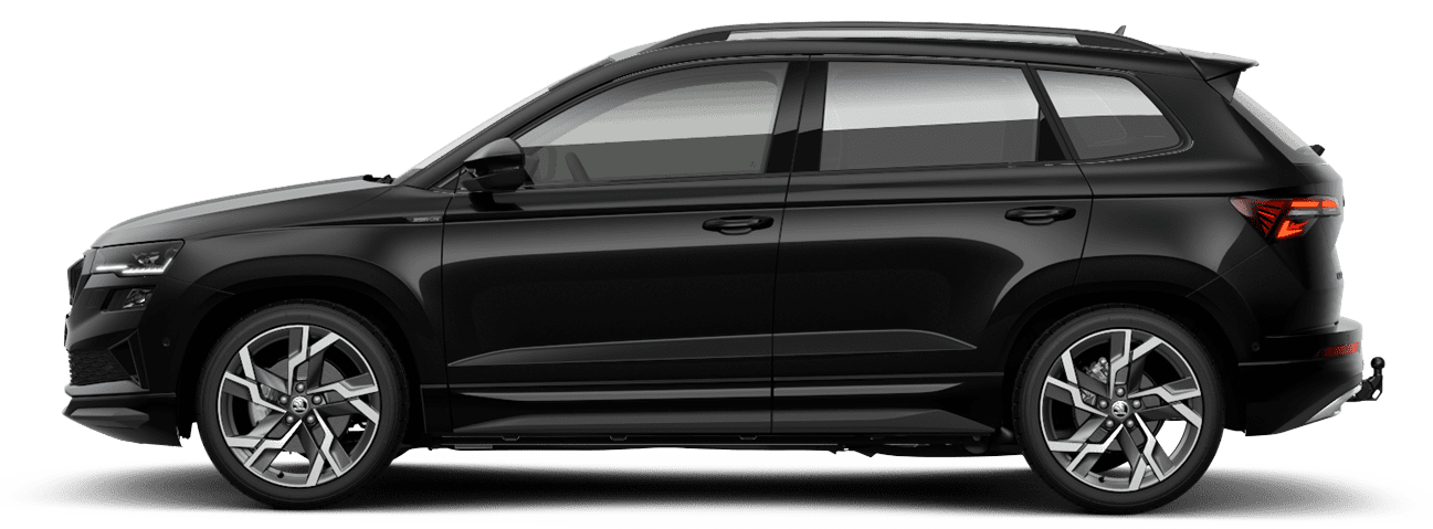 Seitenansicht eines Skoda Karoq