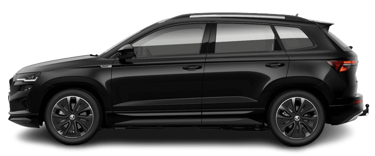 Seitenansicht eines Skoda Karoq