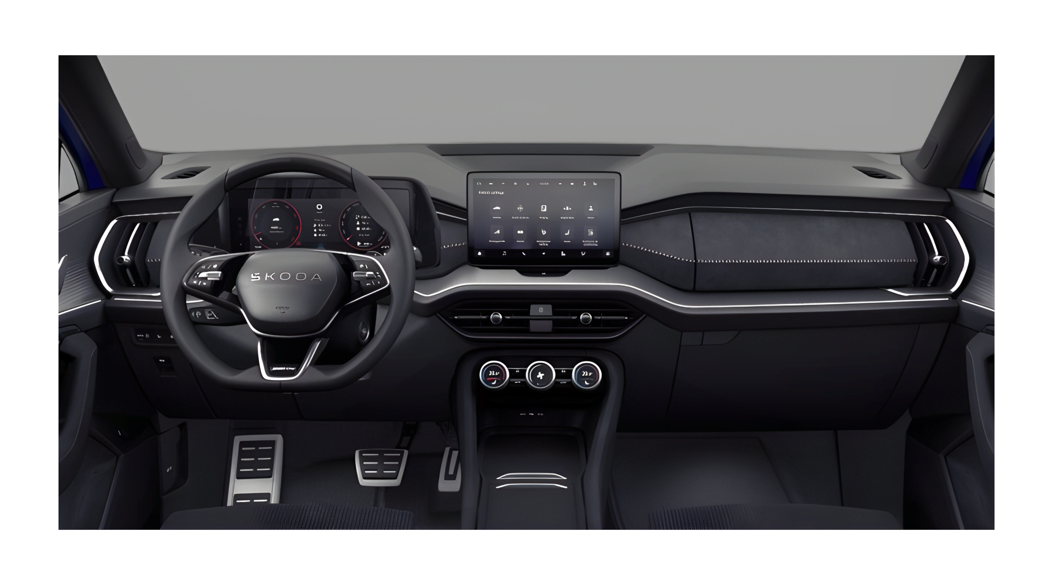 Armaturenbrett eines Skoda Kodiaq