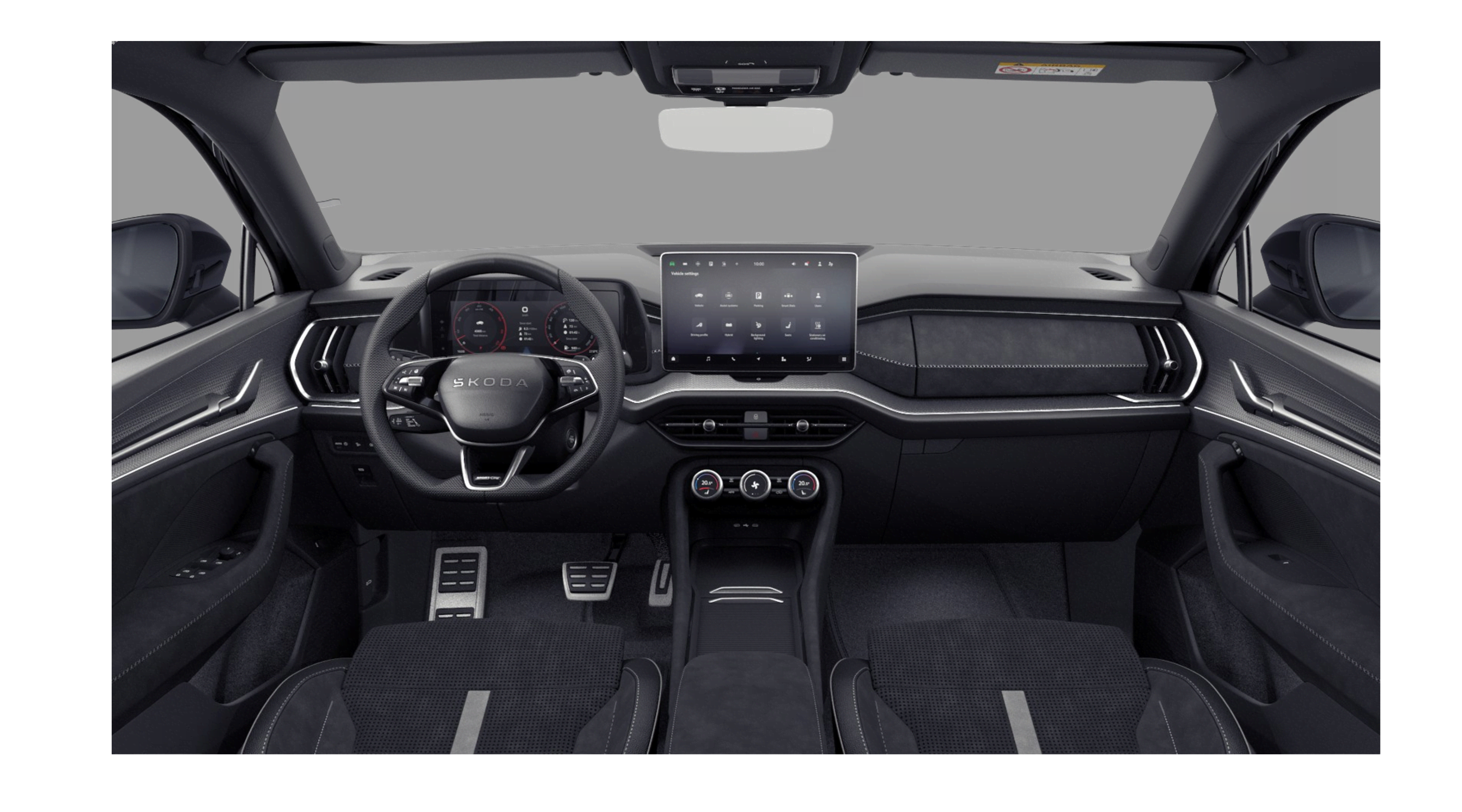 Armaturenbrett eines Skoda Kodiaq