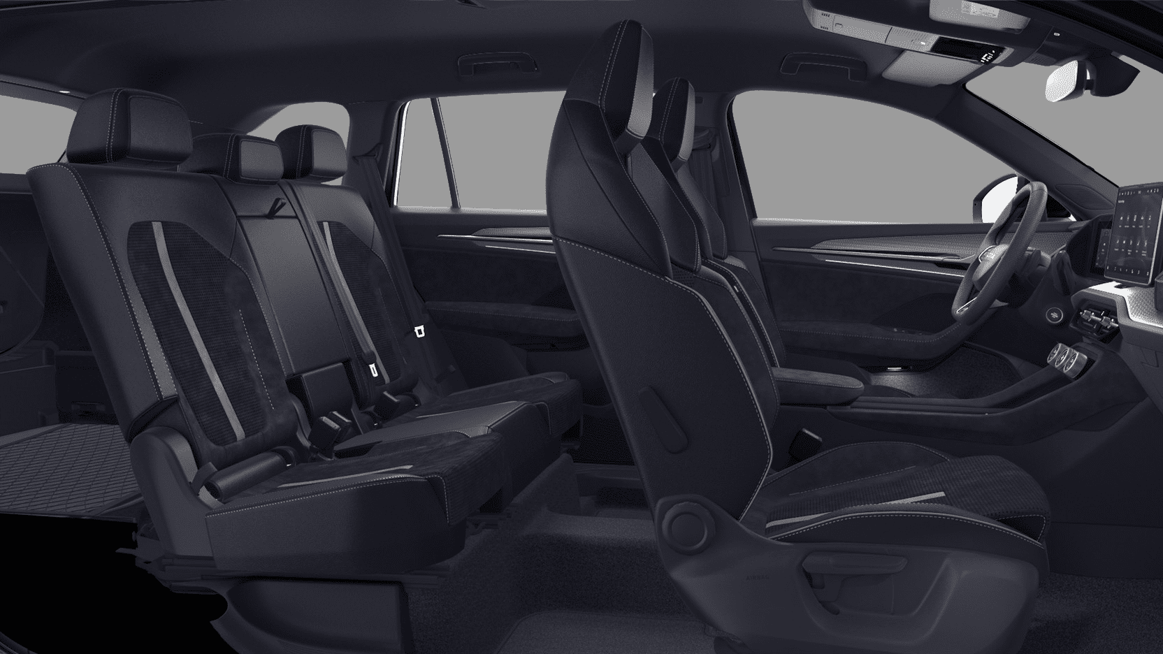 Ansicht der Frontsitze eines Skoda Kodiaq