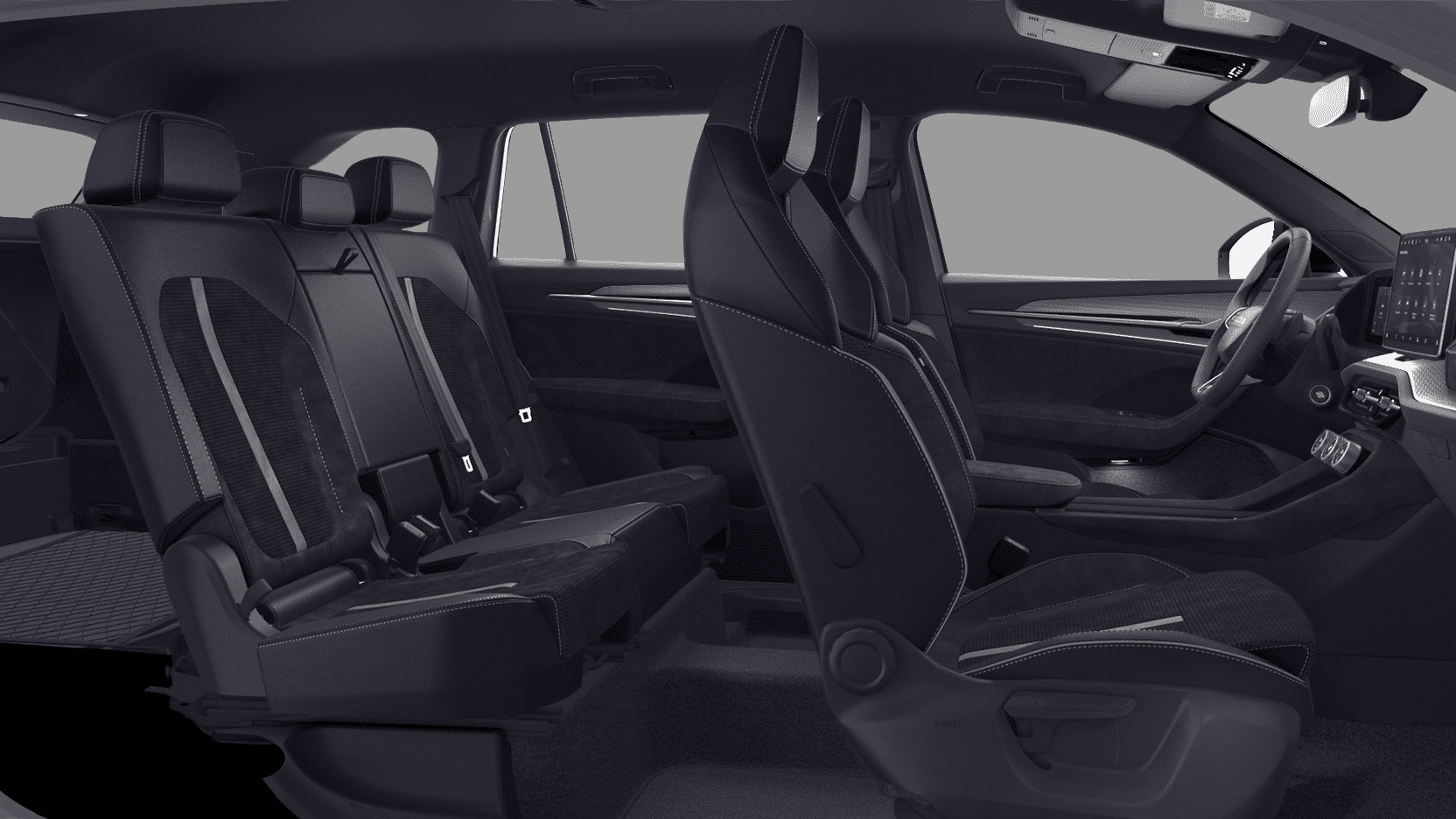 Ansicht der Frontsitze eines Skoda Kodiaq