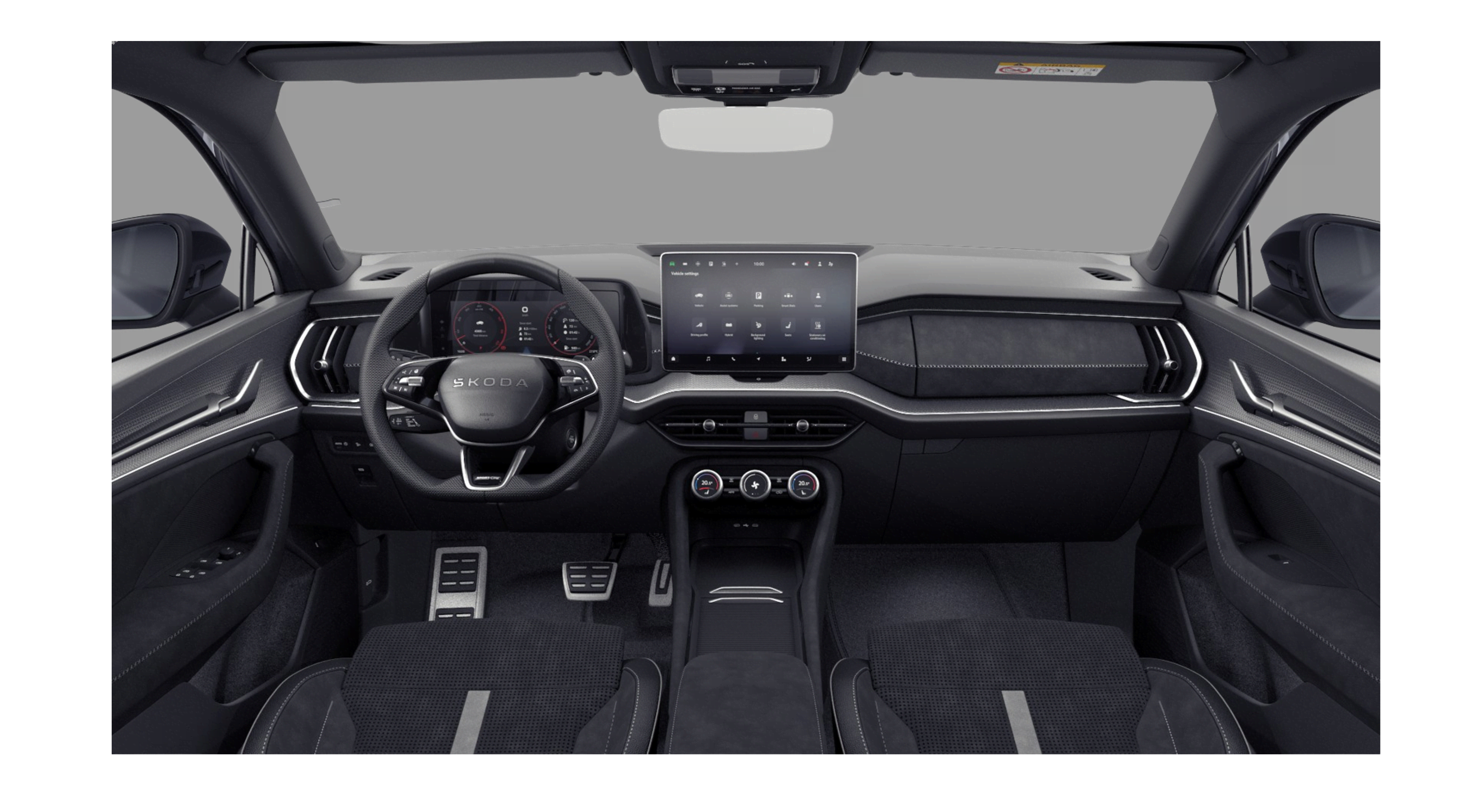 Armaturenbrett eines Skoda Kodiaq