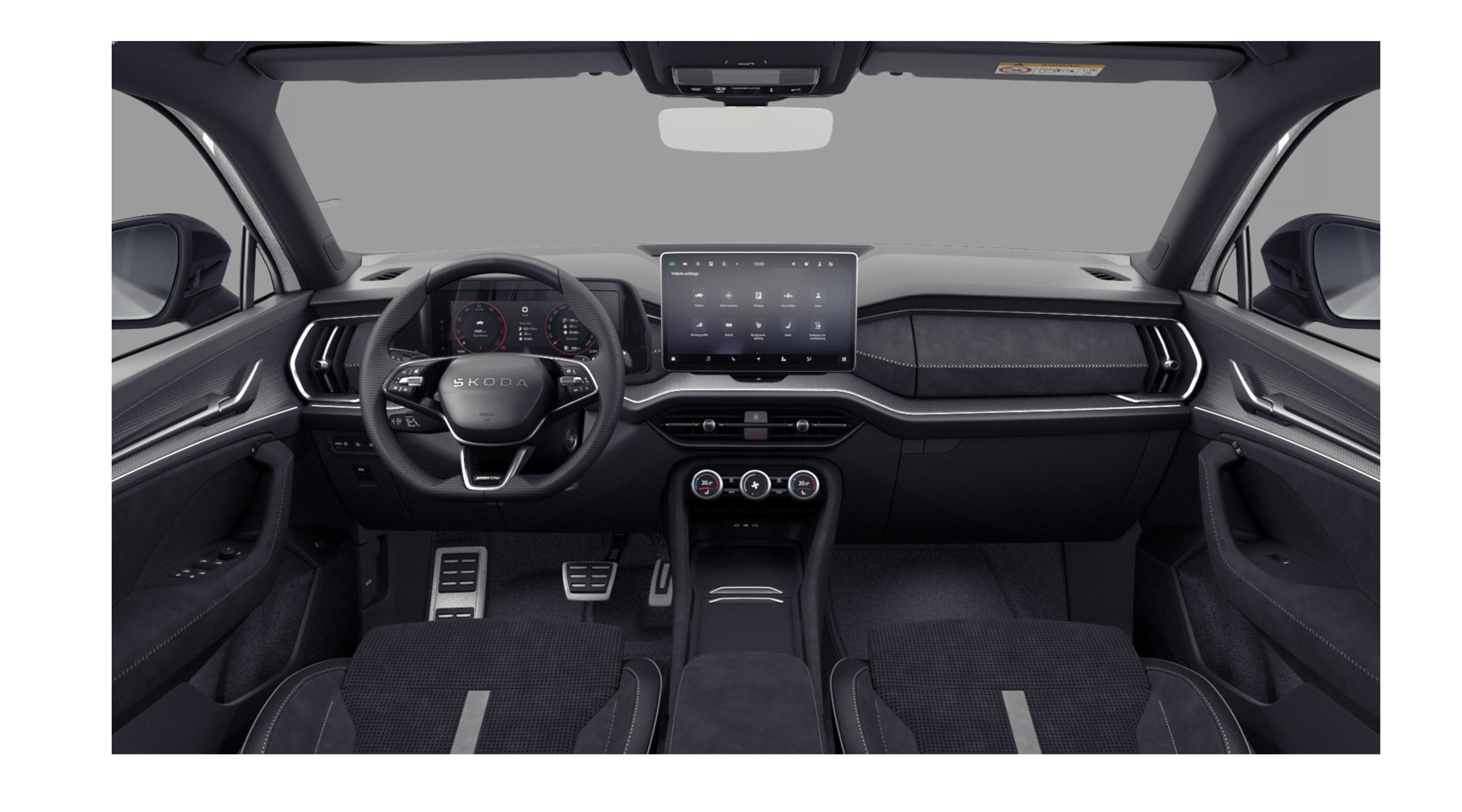 Armaturenbrett eines Skoda Kodiaq