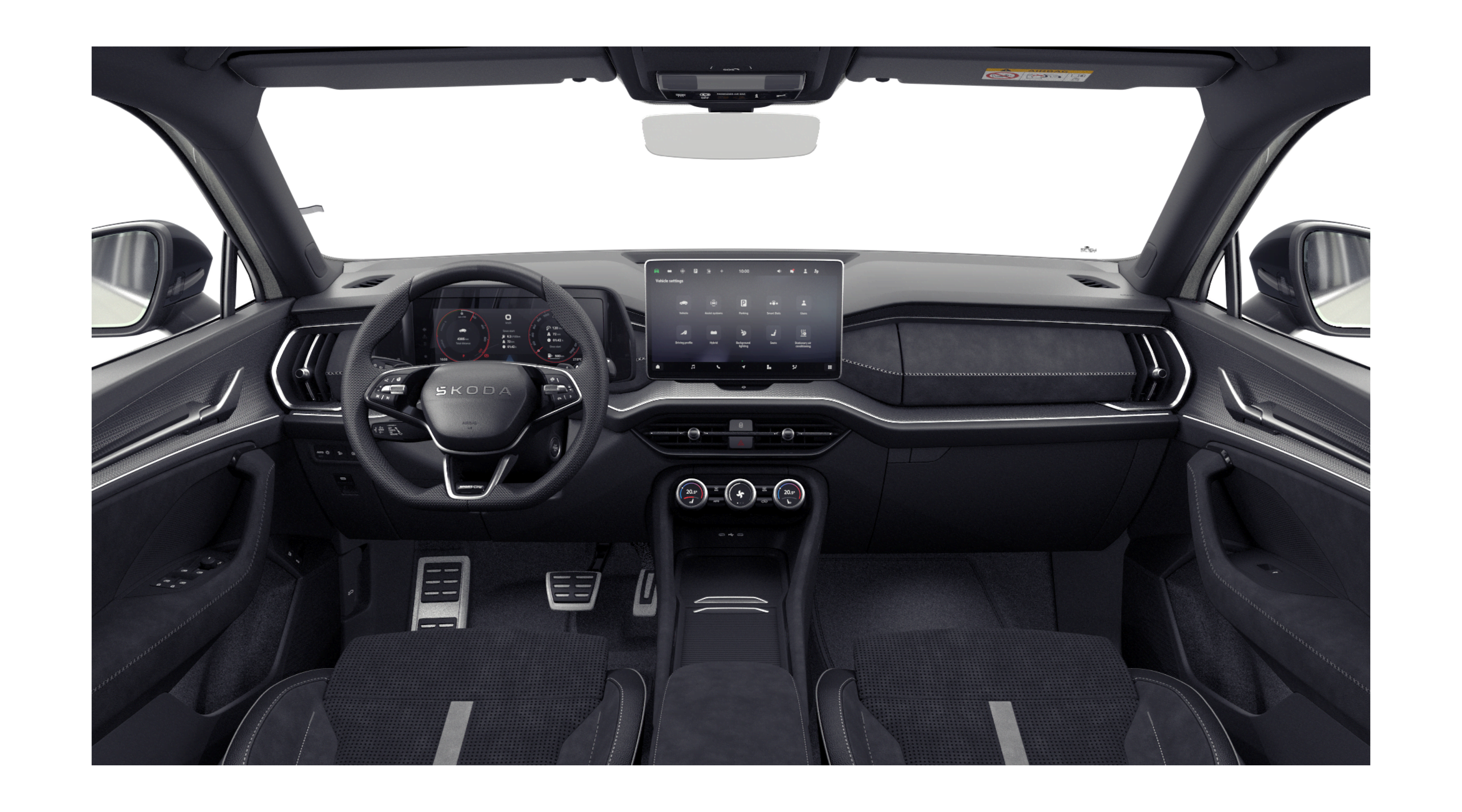 Armaturenbrett eines Skoda Kodiaq