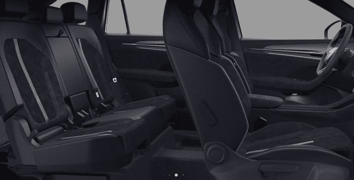 Ansicht der Rücksitze eines Skoda Kodiaq