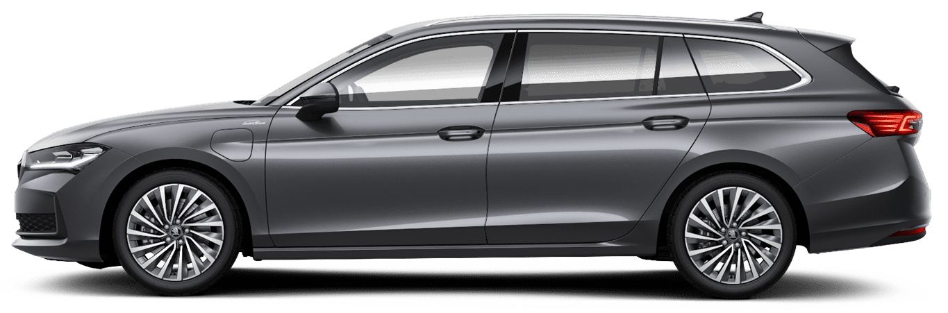 Seitenansicht eines Skoda Superb