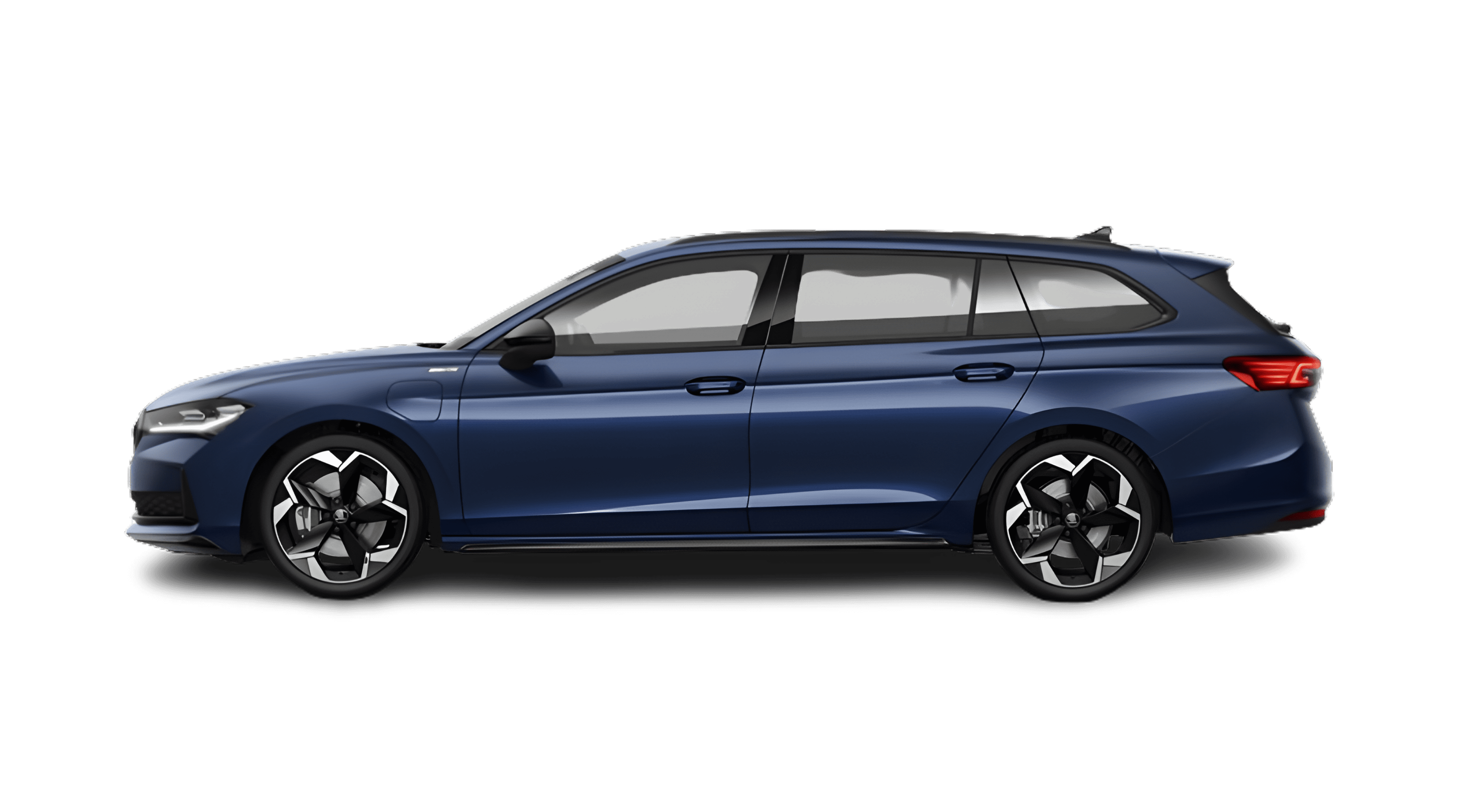 Seitenansicht eines Skoda Superb