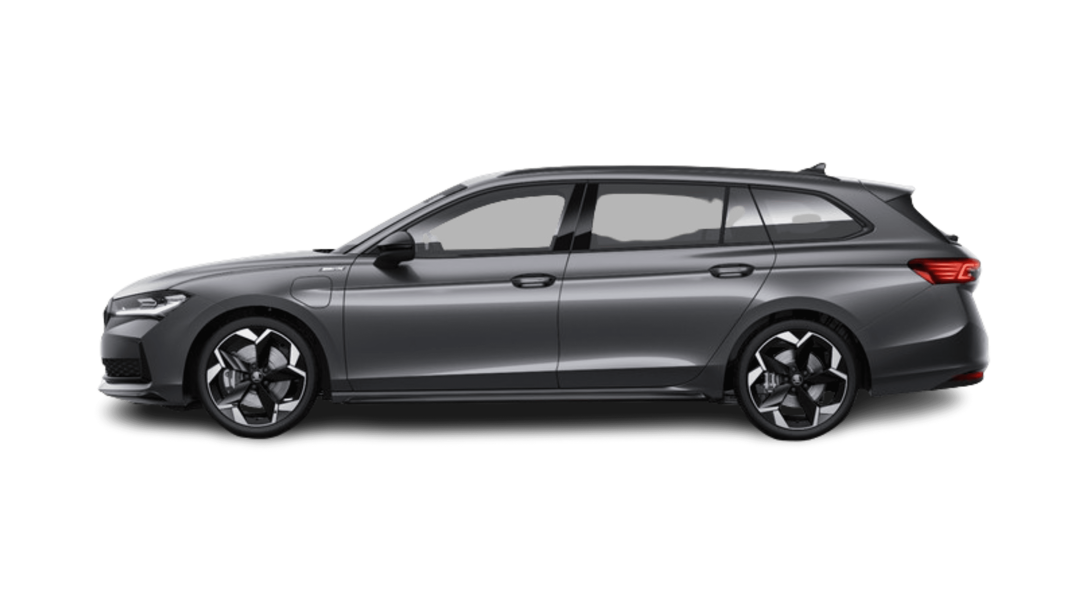 Seitenansicht eines Skoda Superb