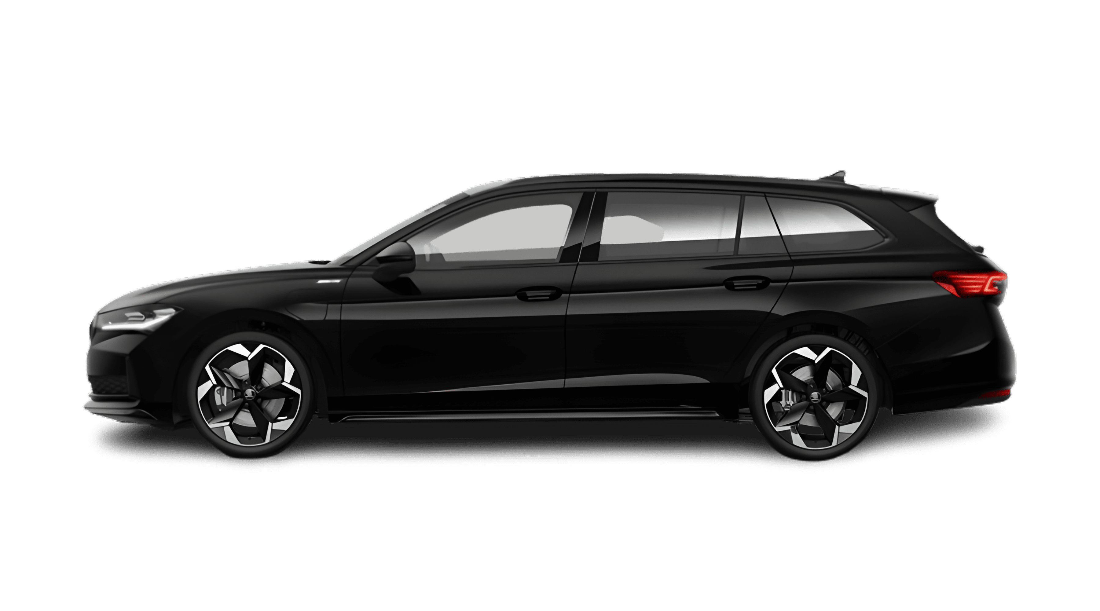 Seitenansicht eines Skoda Superb