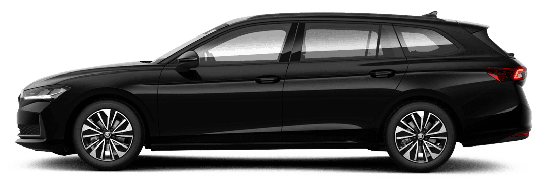 Seitenansicht eines Skoda Superb