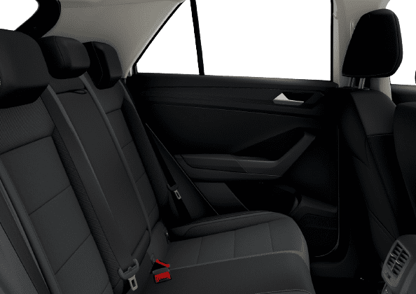 Ansicht der Rücksitze eines Volkswagen T-Roc