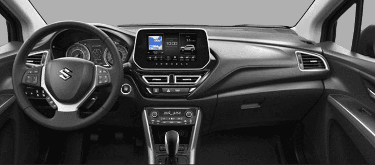 Ansicht des Armaturenbretts eines Suzuki S-Cross