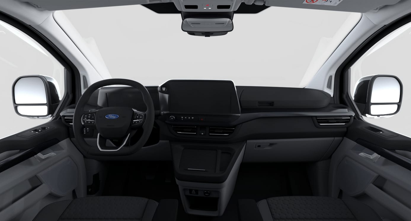 Ansicht des Armaturenbretts eines Ford Tourneo Custom