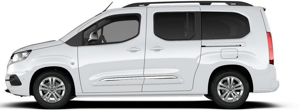 Seitenansicht eines Toyota Proace City Verso