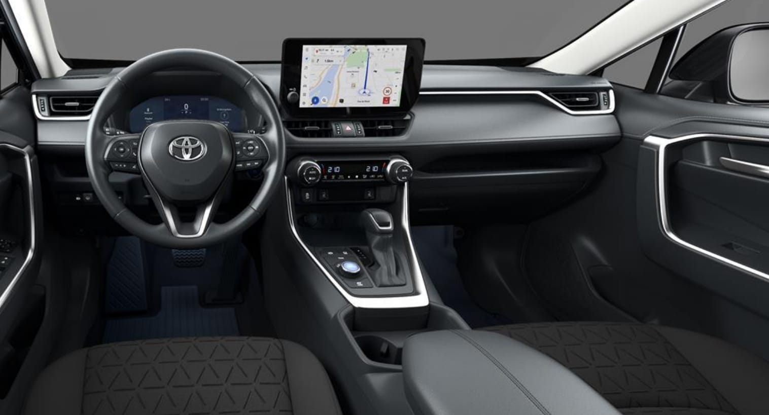 Ansicht des Armaturenbretts eines Toyota RAV4