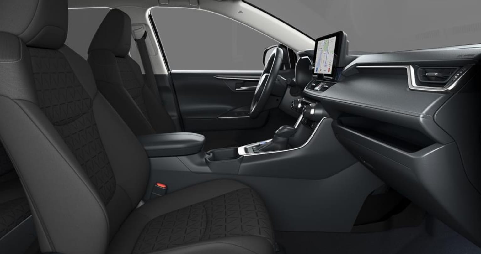 Ansicht der Frontsitze eines Toyota RAV4